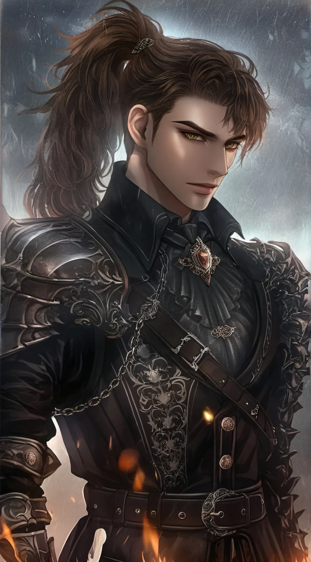 ai character: Hunter rosethorne background