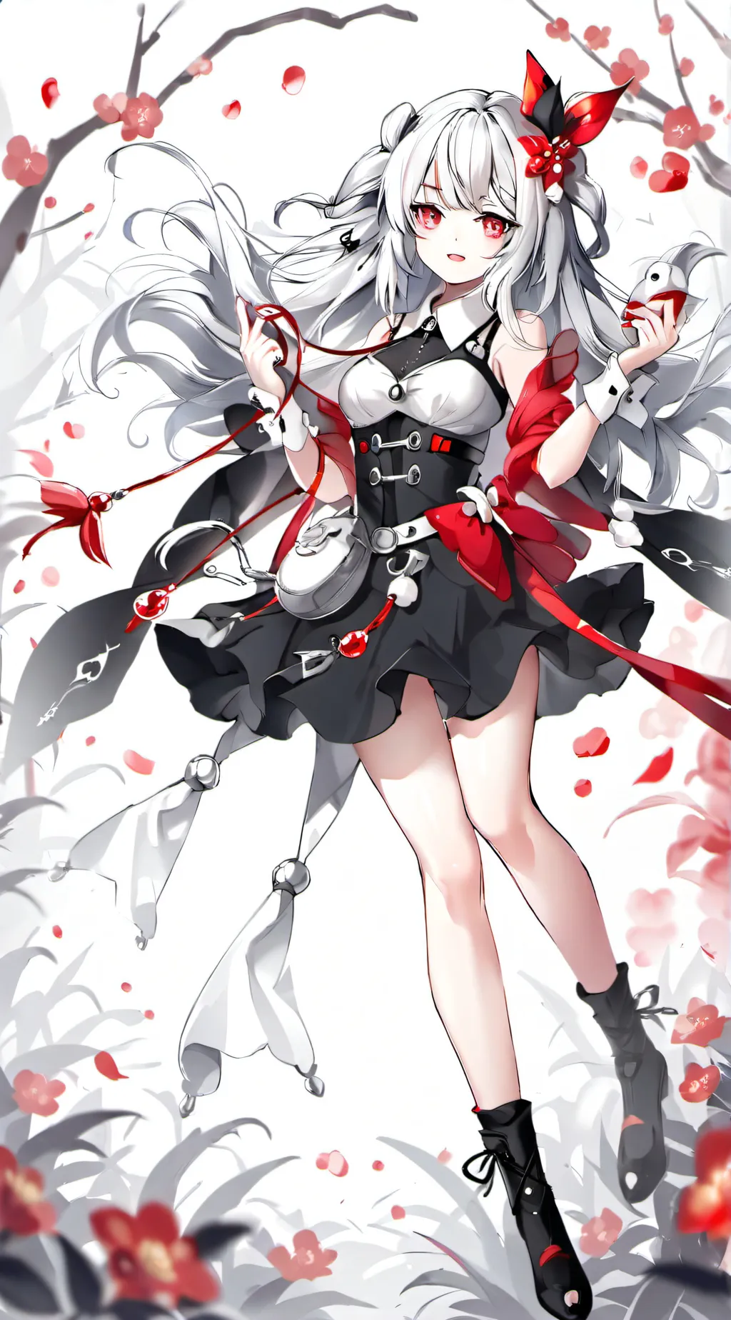 ai character: މިލި background