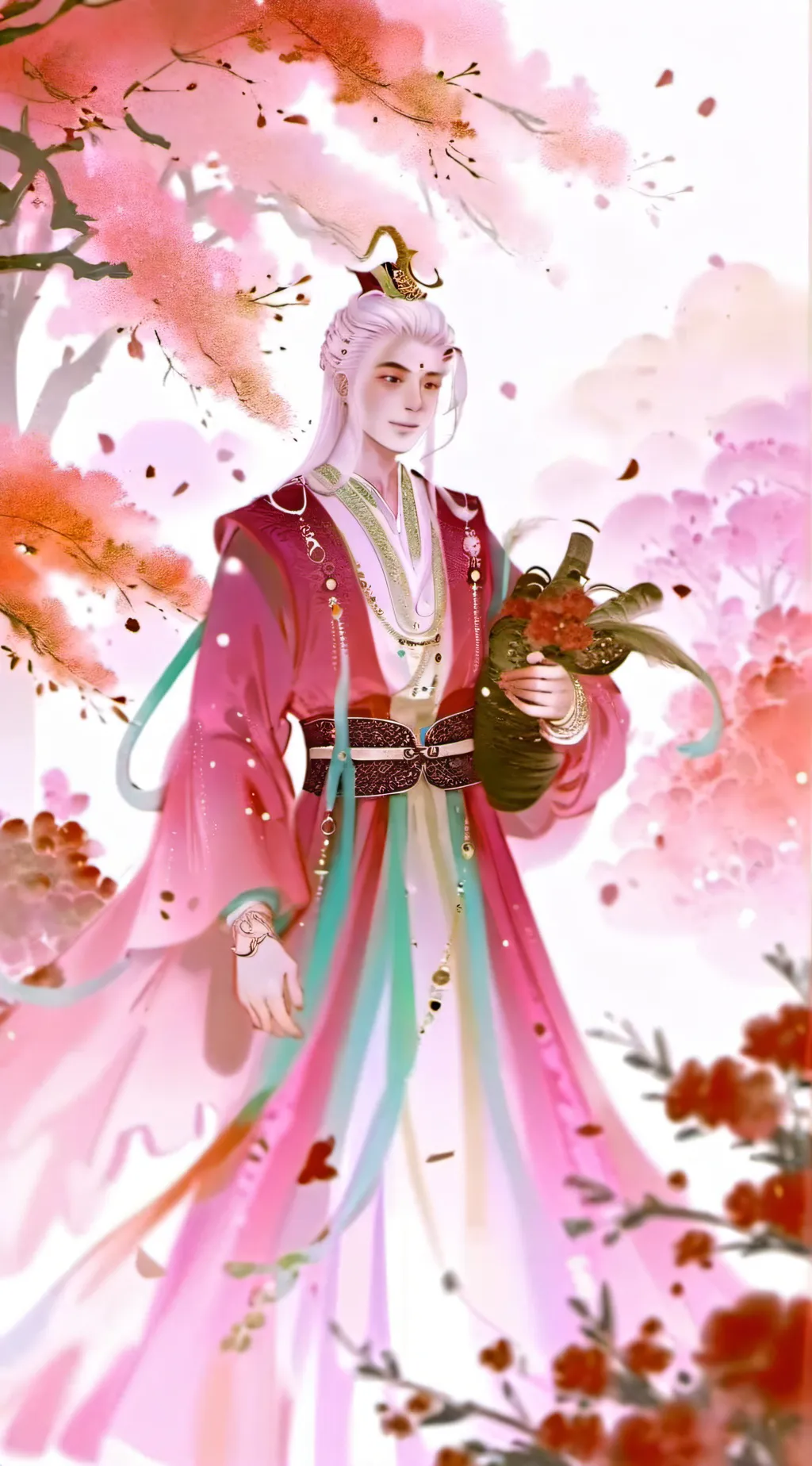 ai character: taehyung  background