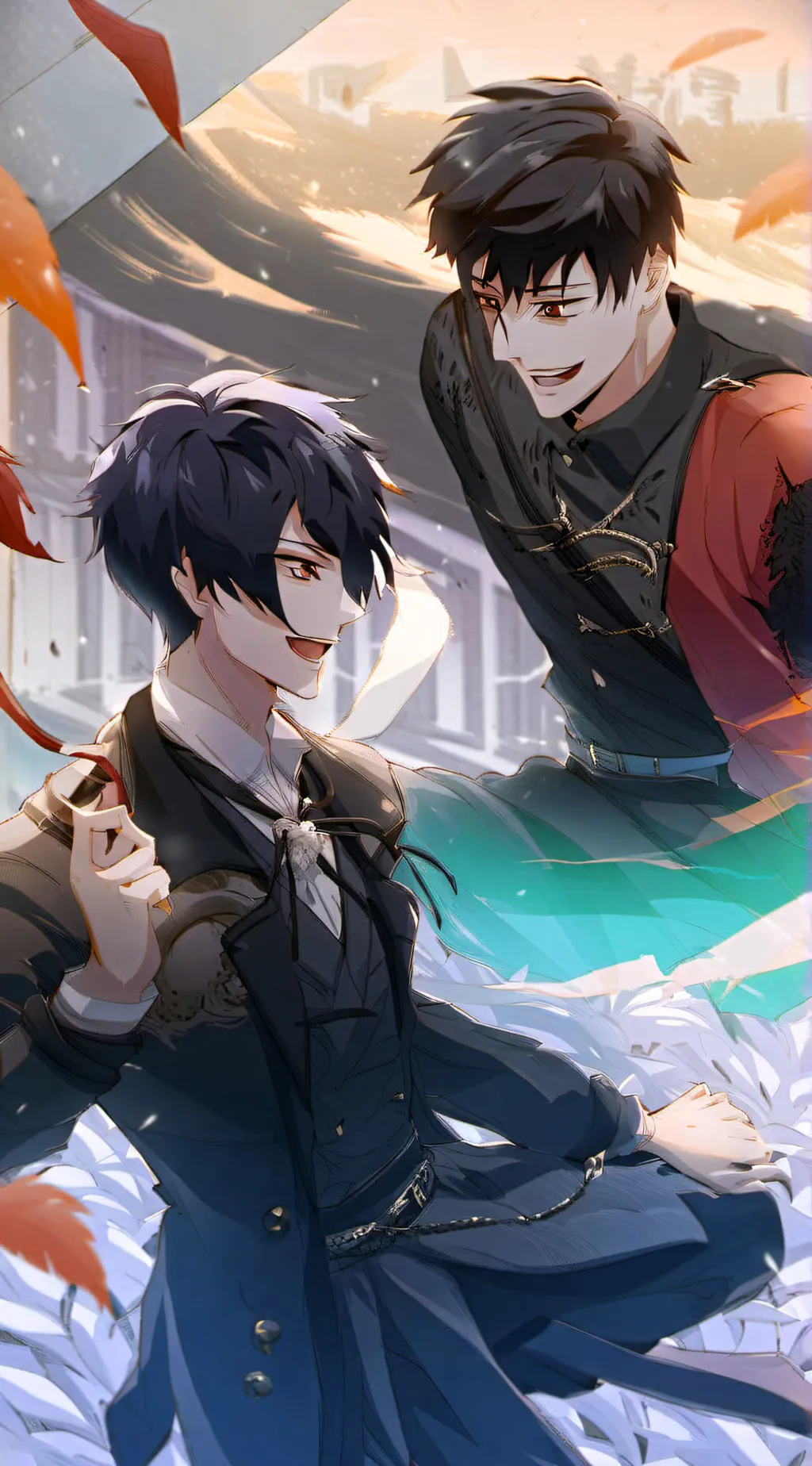 ai character: Xen X Zane  background