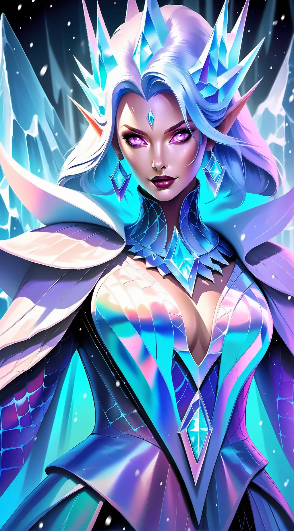 ai character: Icey background