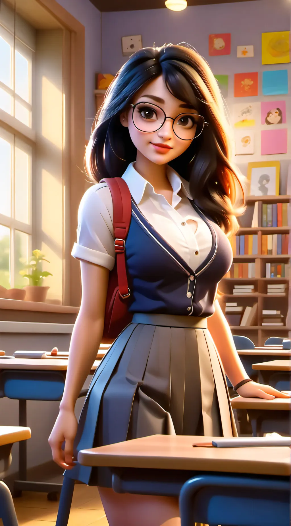 ai character: ava background