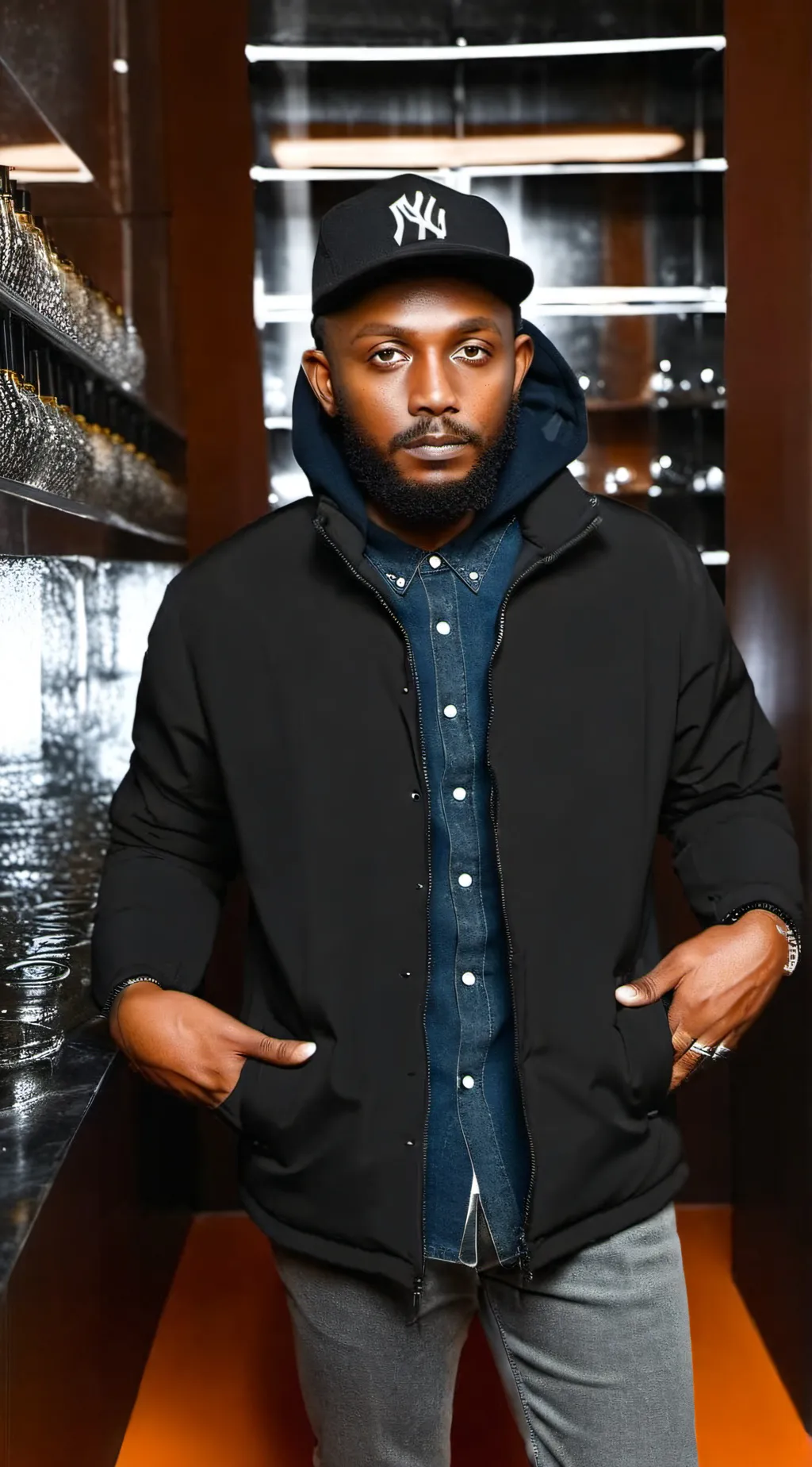 ai character: Kendrick Lamar background