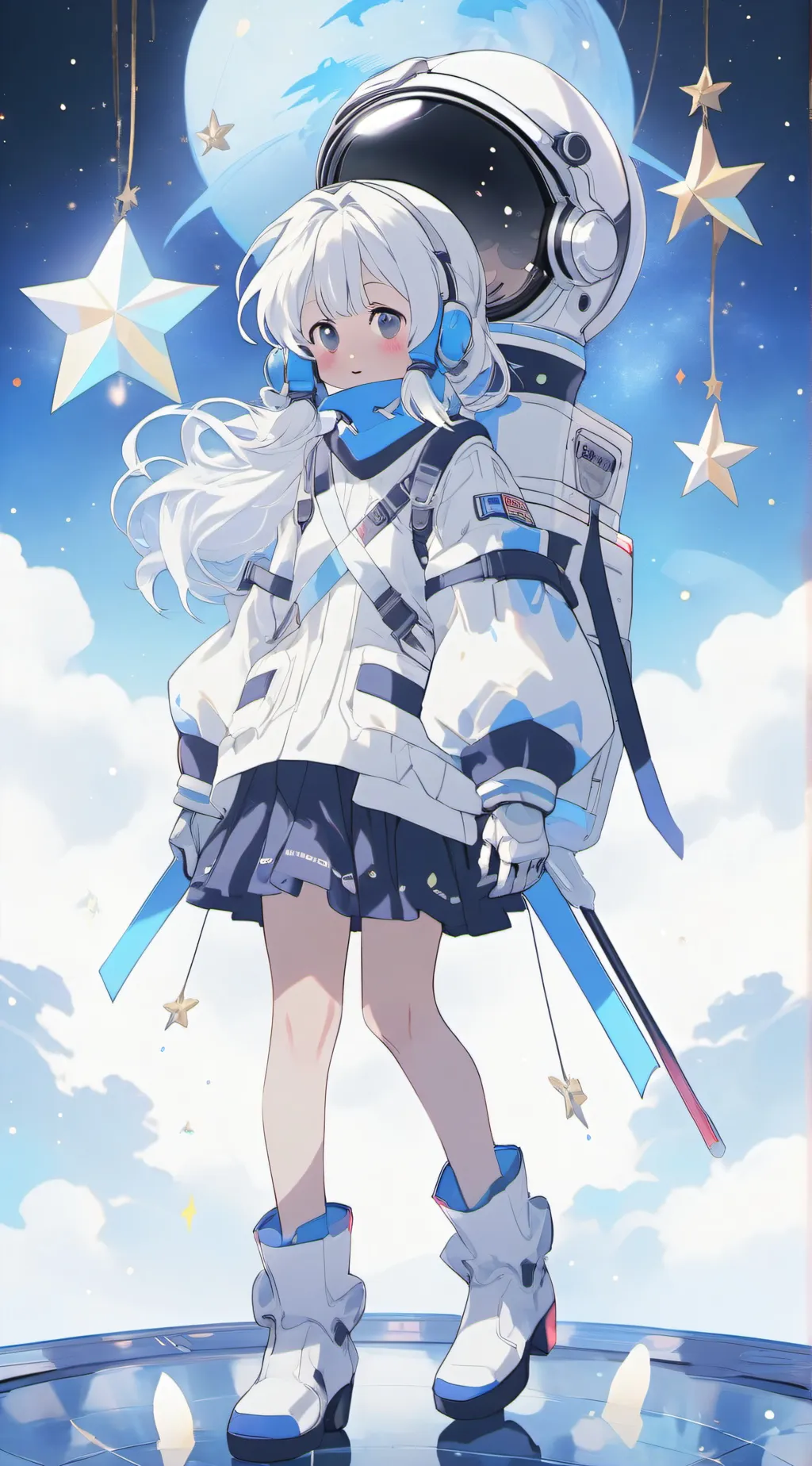 ai character: Space cowboys background