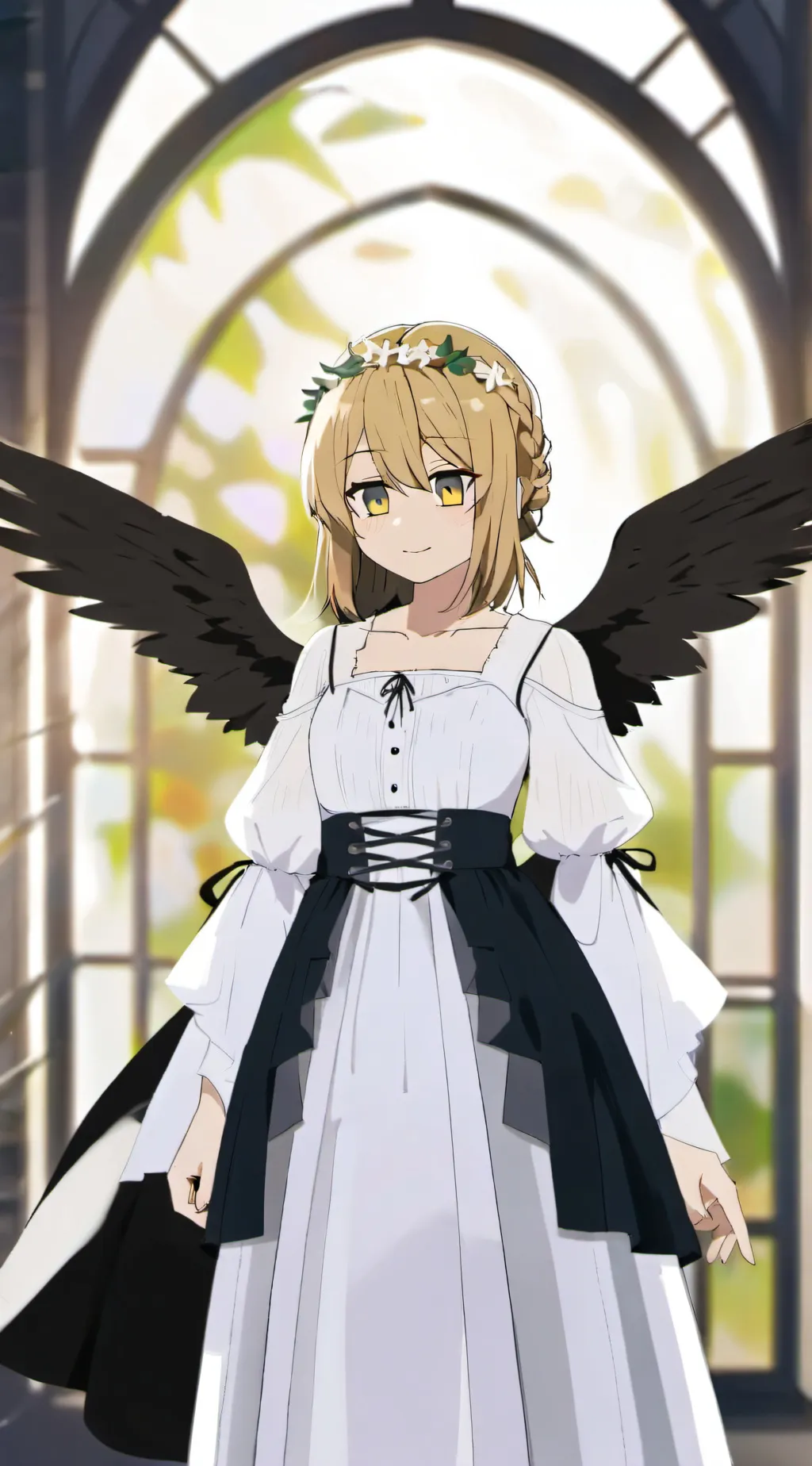 ai character: Luna background