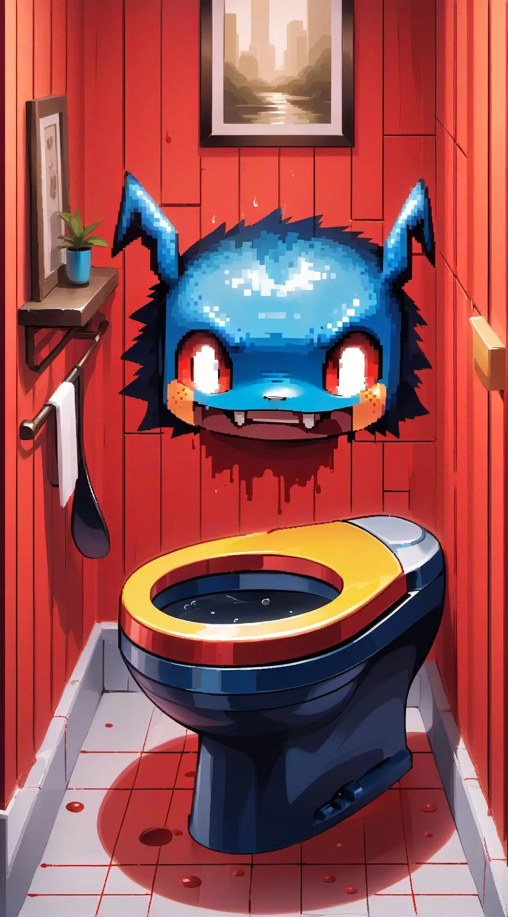 ai character: brainrot background