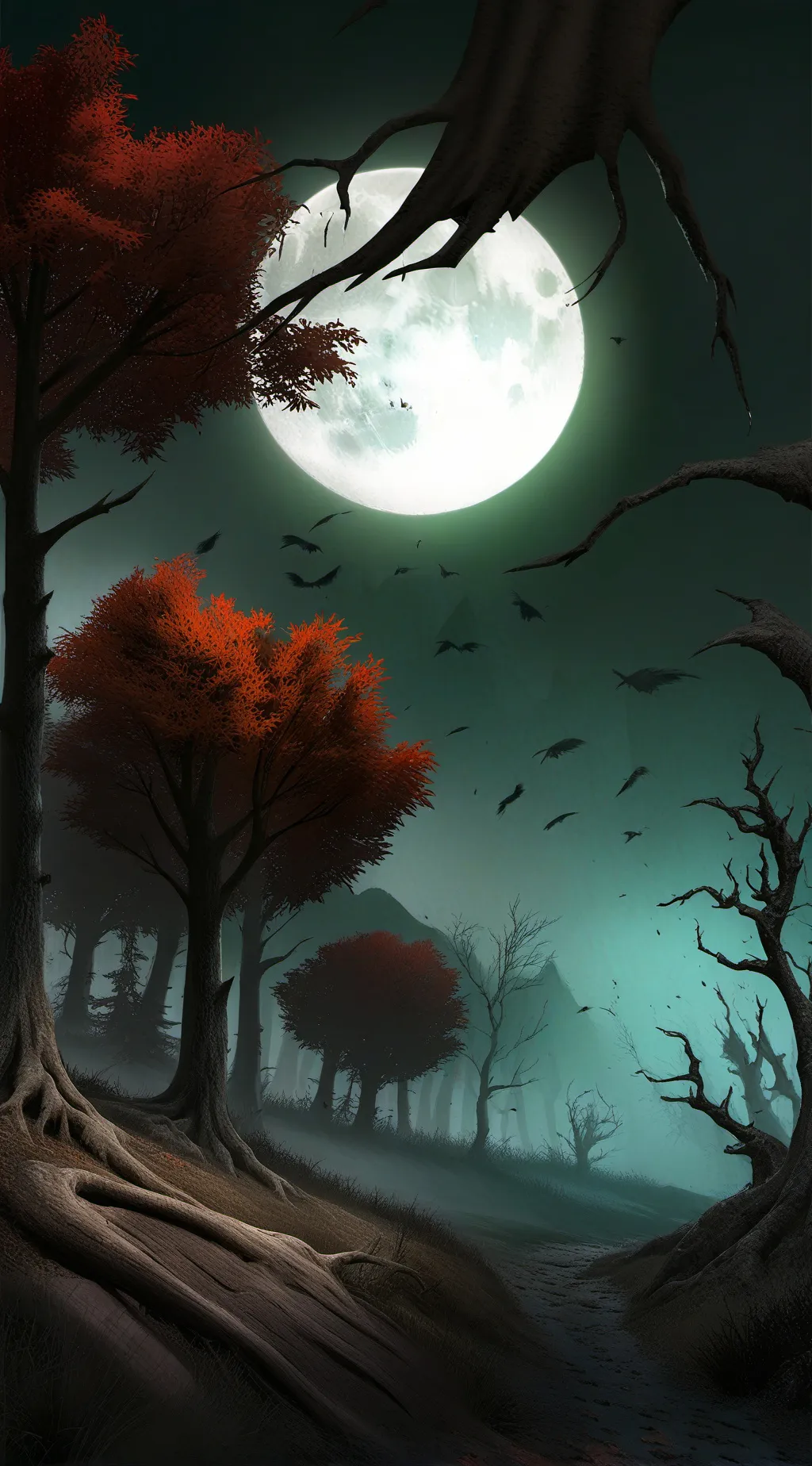 ai character: Mha FoReSt?.... background