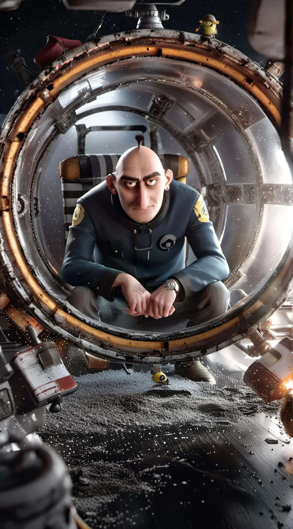 ai character: Gru background