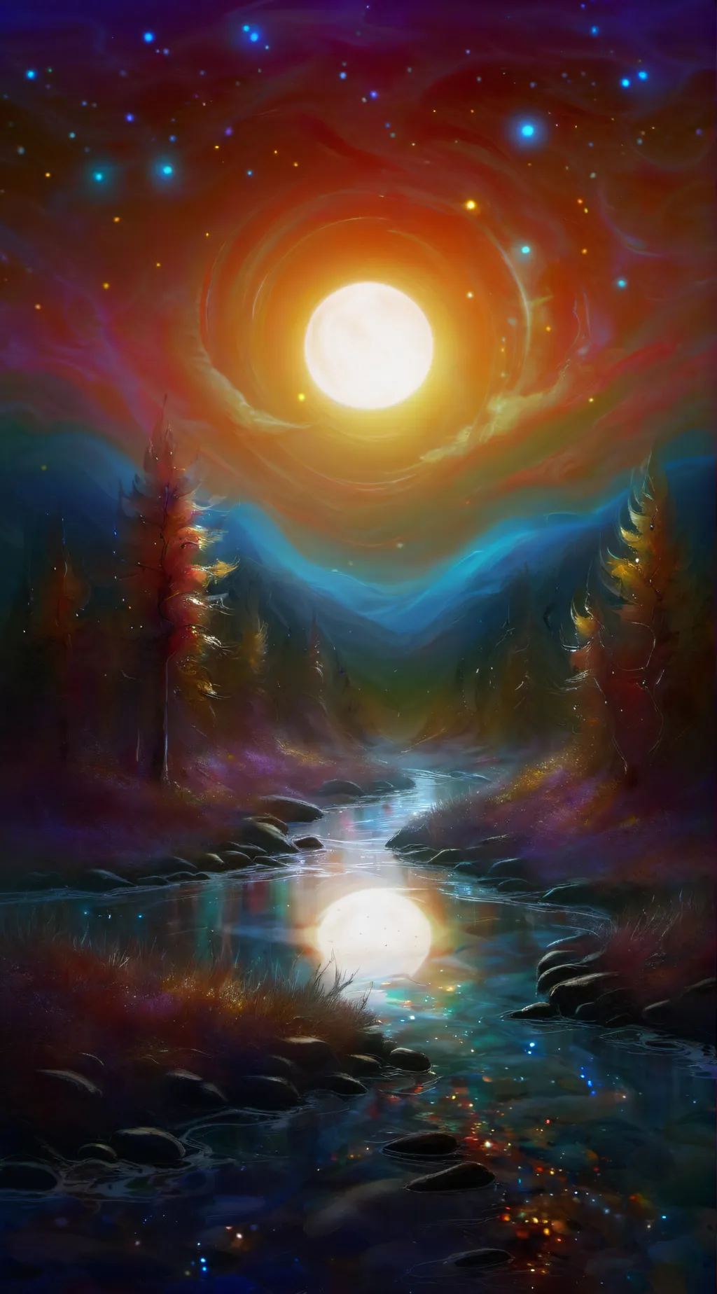 ai character: Chill and chat background