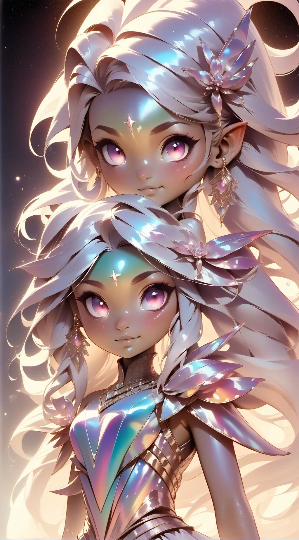 ai character: Ashley and Olivia background