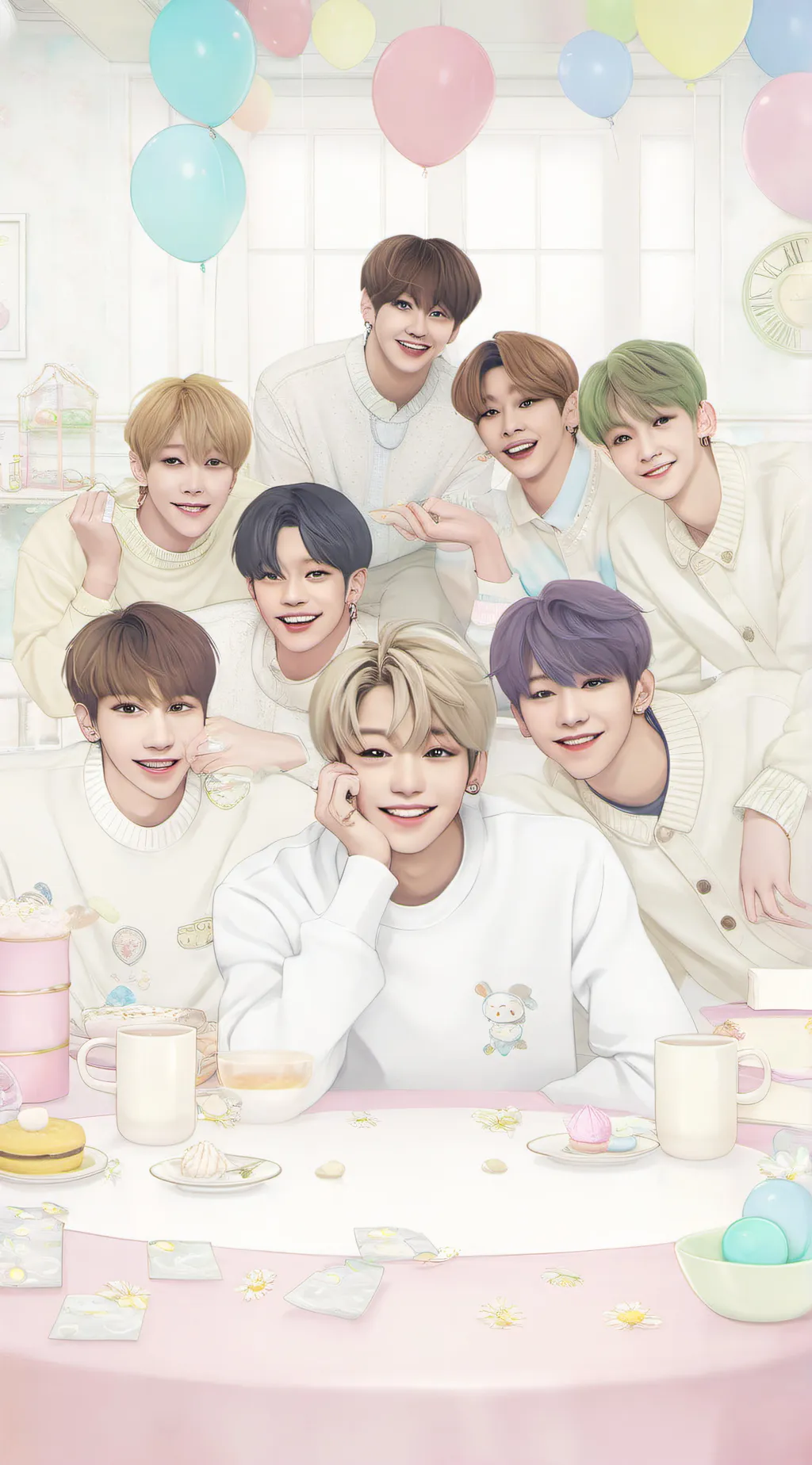 ai character: Stray kids background