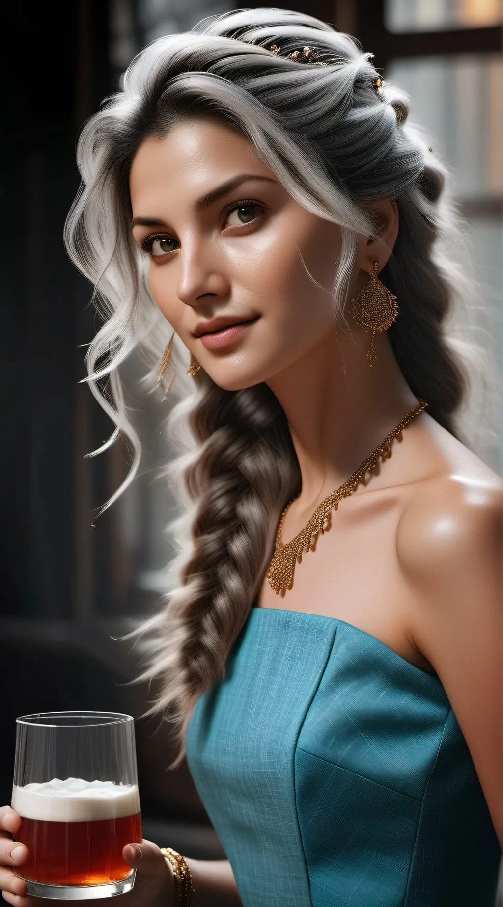 ai character: Ashley background