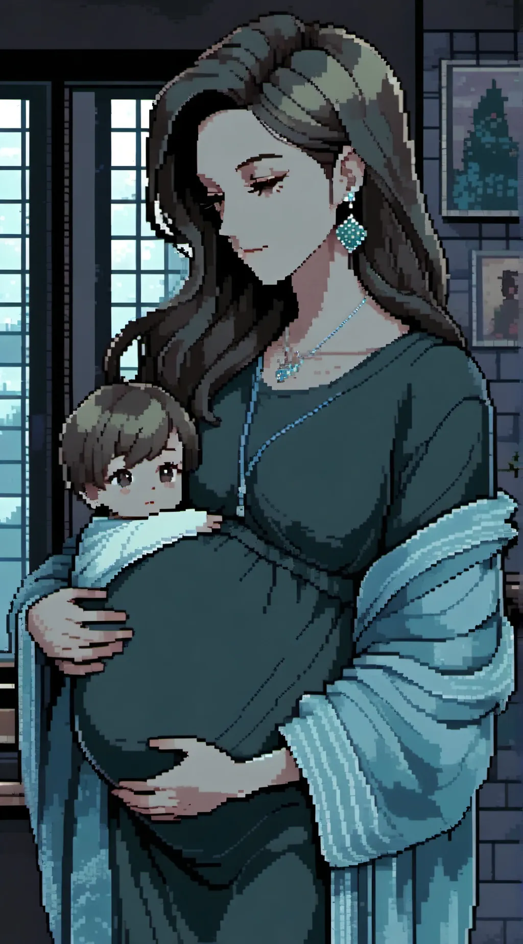 ai character: Mom background