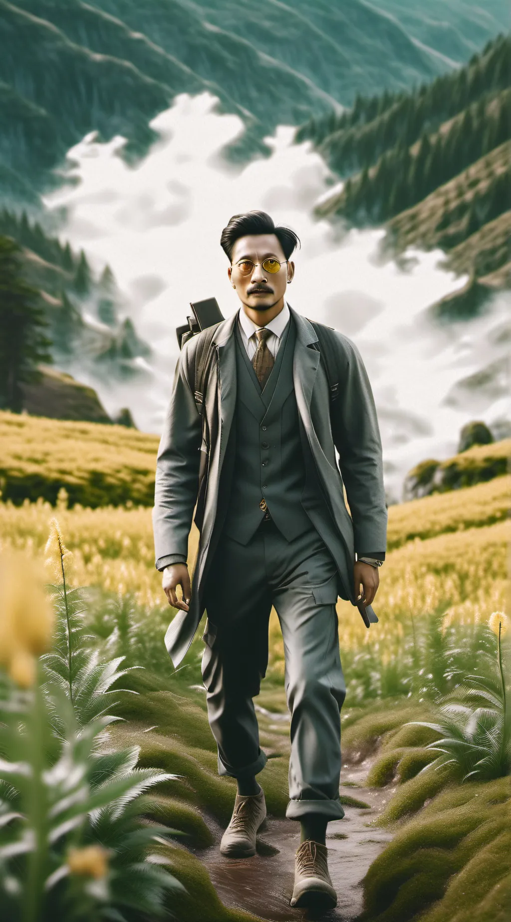 ai character: STUPID MOMY background