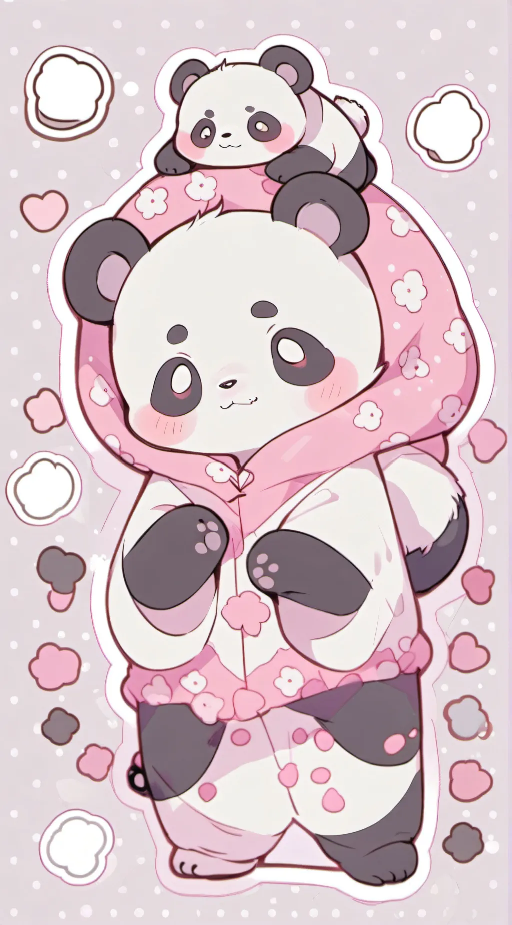 ai character: PandaLily background