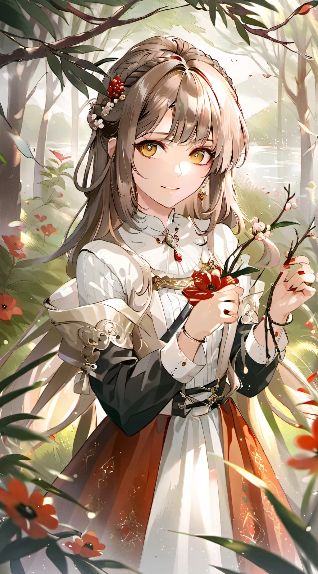 ai character: Nina  background