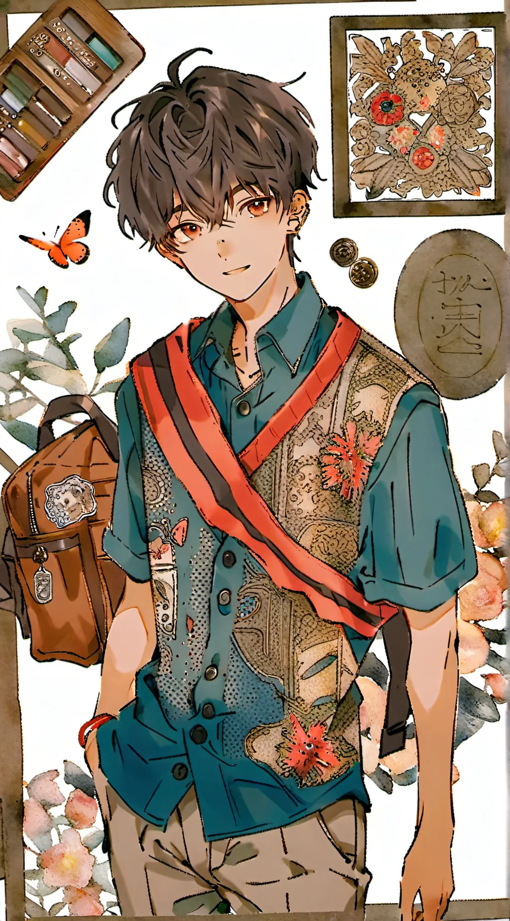 ai character: Riley  background