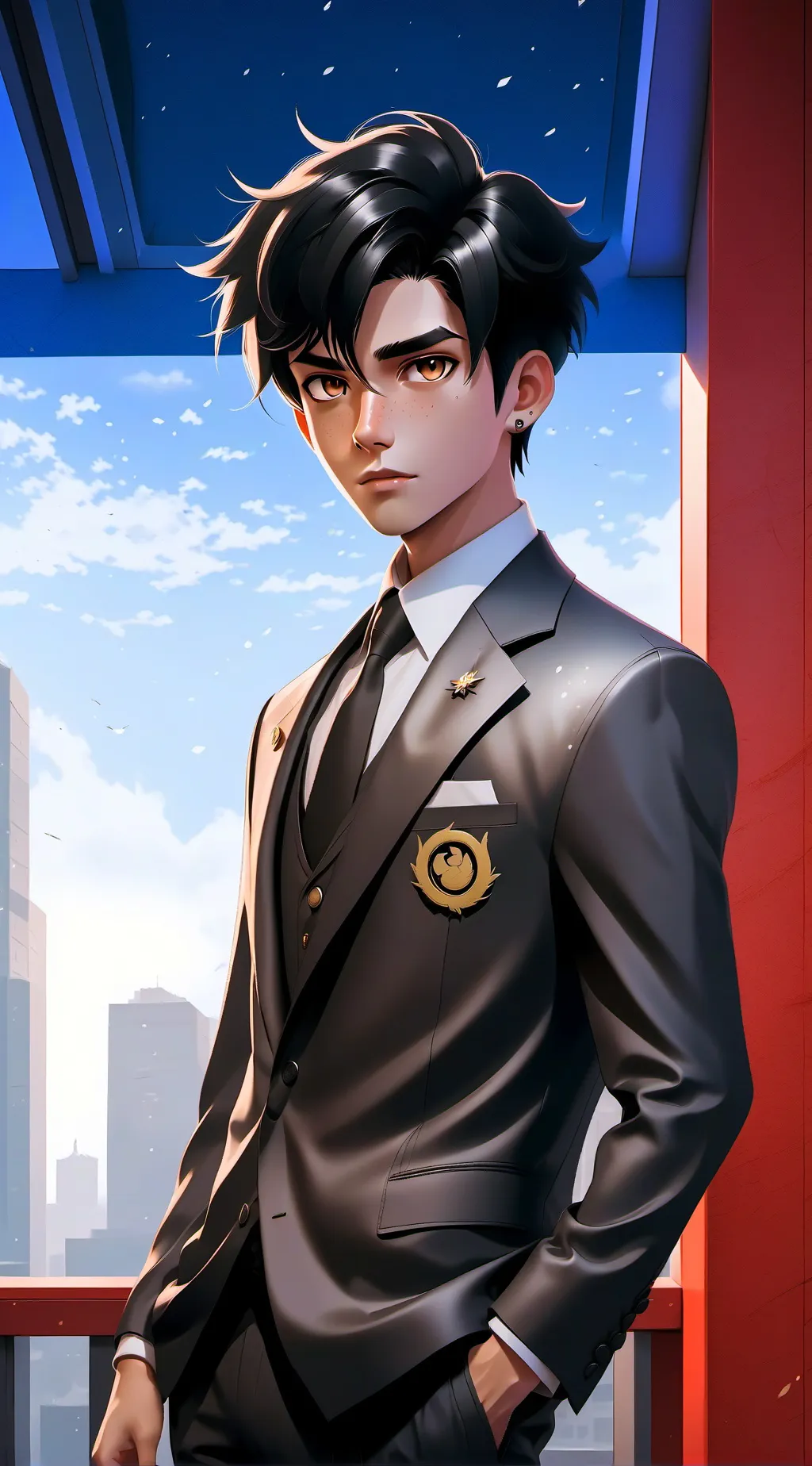 ai character: Luke background