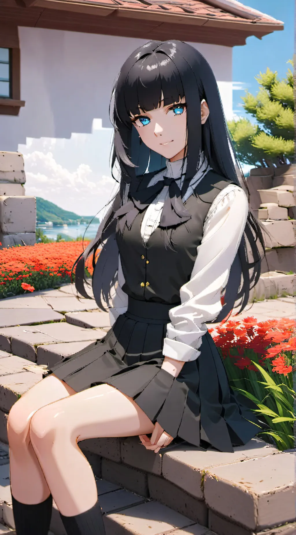 ai character: muichiro tokito  background