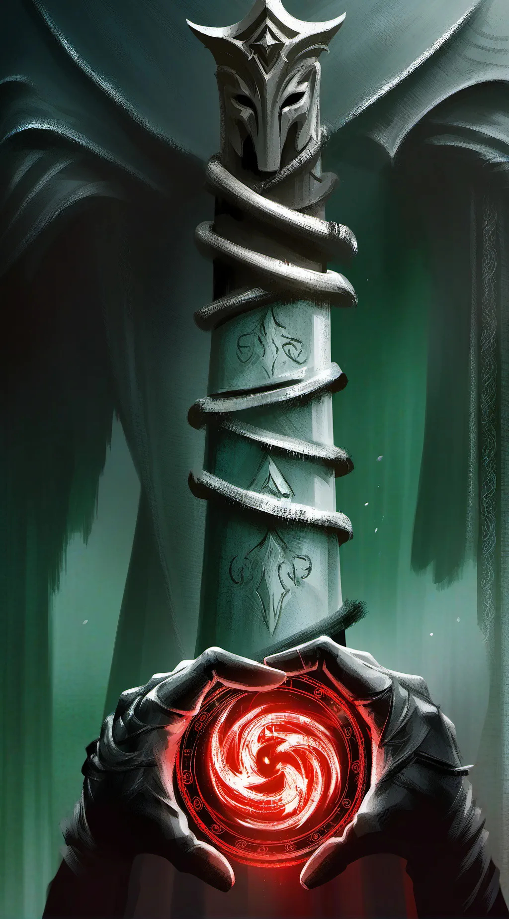 ai character: The devil background