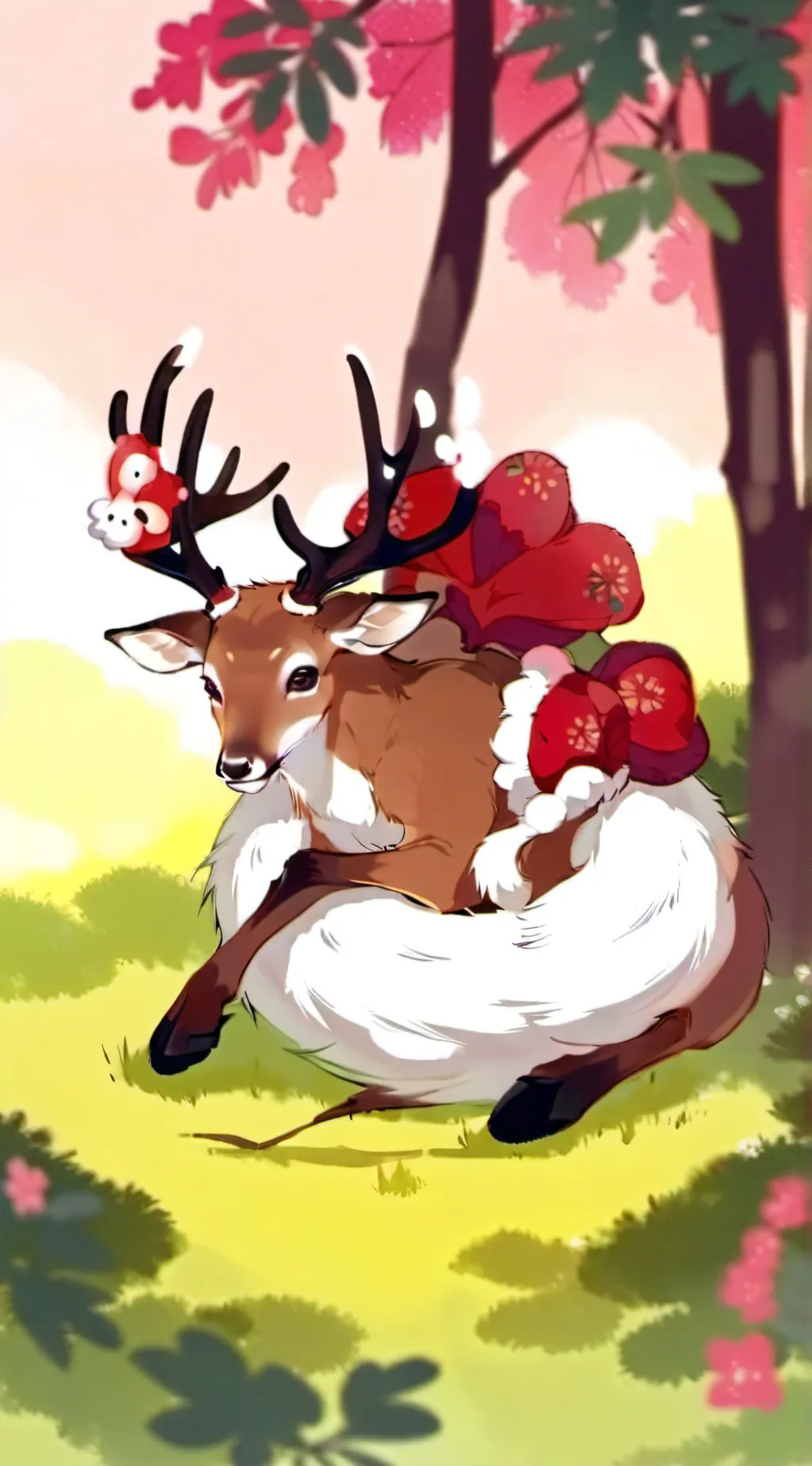 ai character: radioapple background