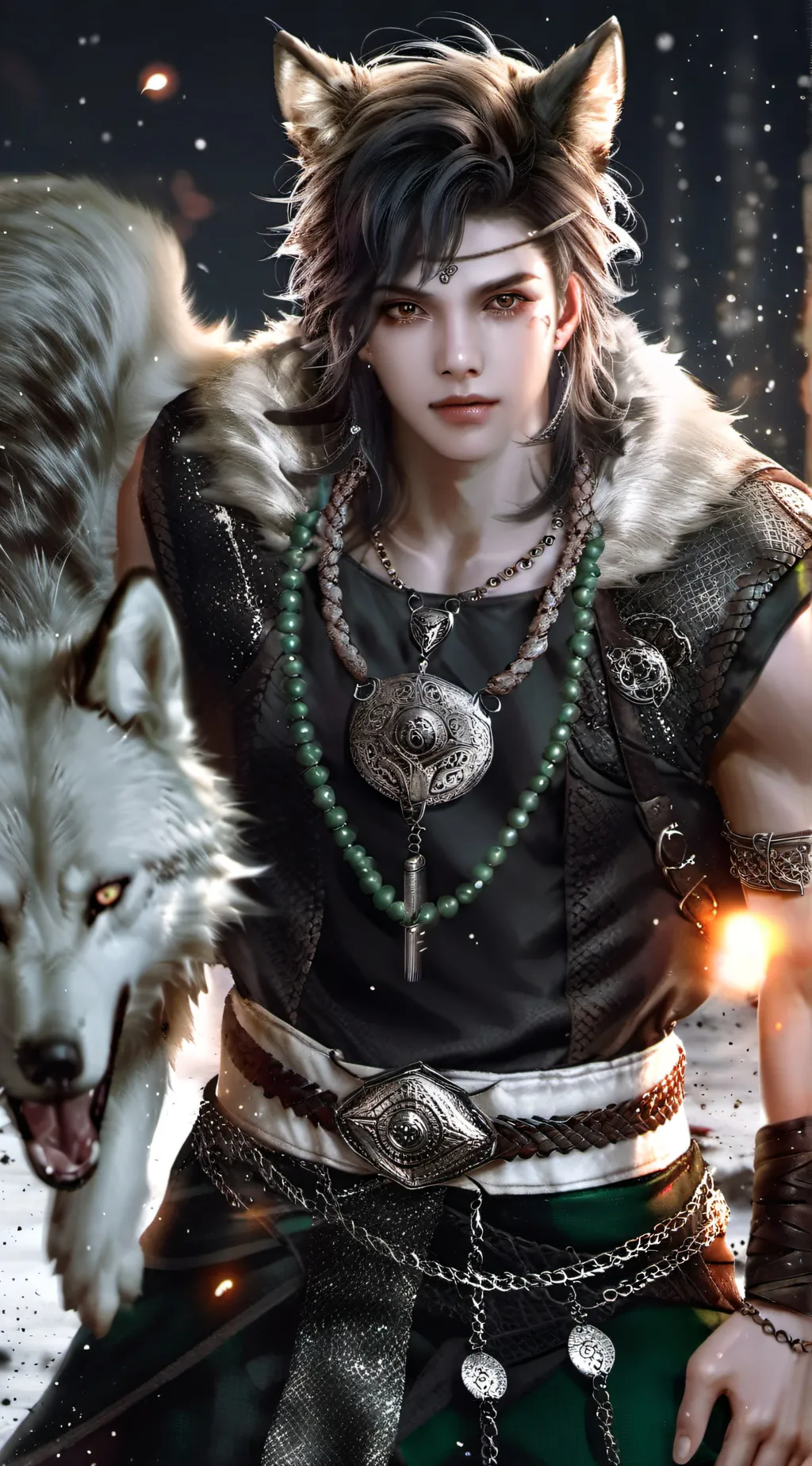 ai character: Aaron background