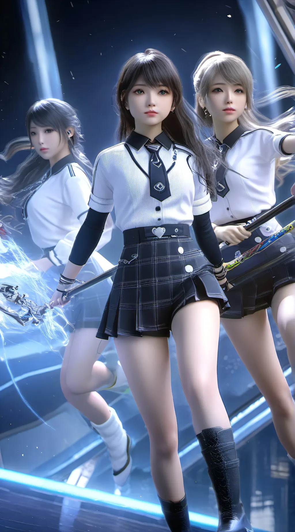 ai character: luna maya jasmine  background