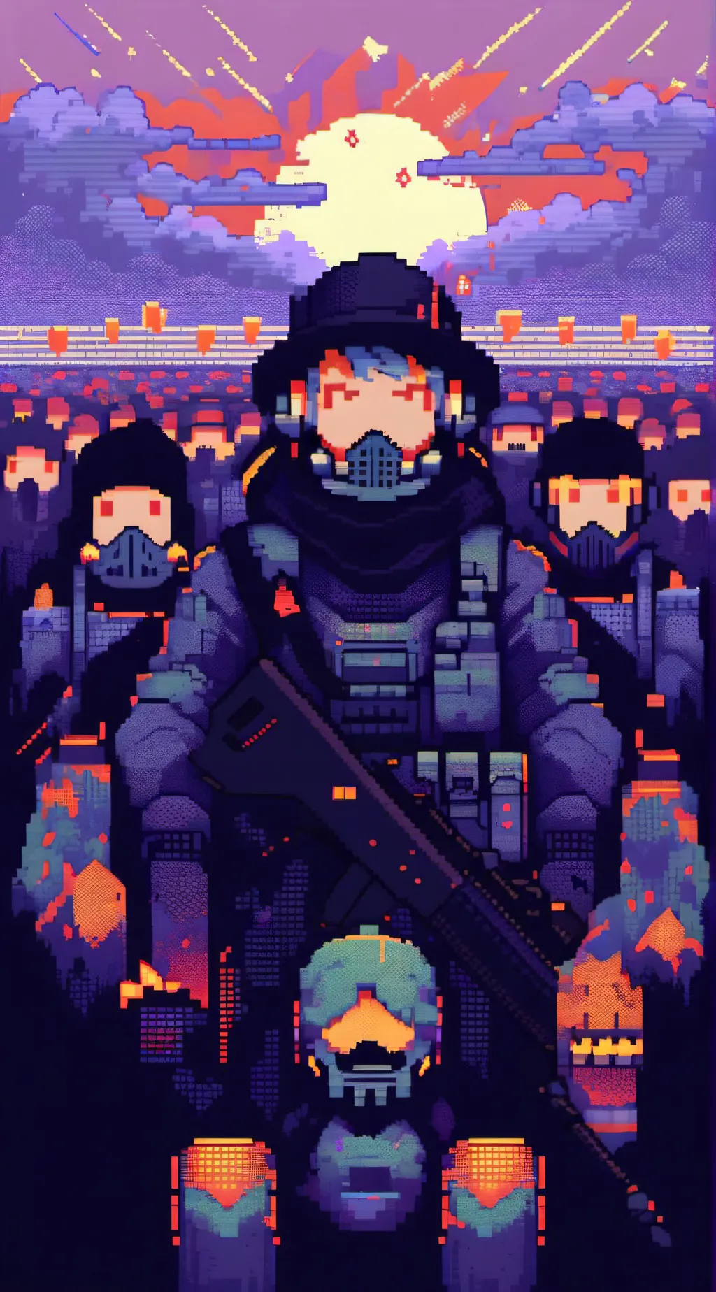 ai character: veshremy army background