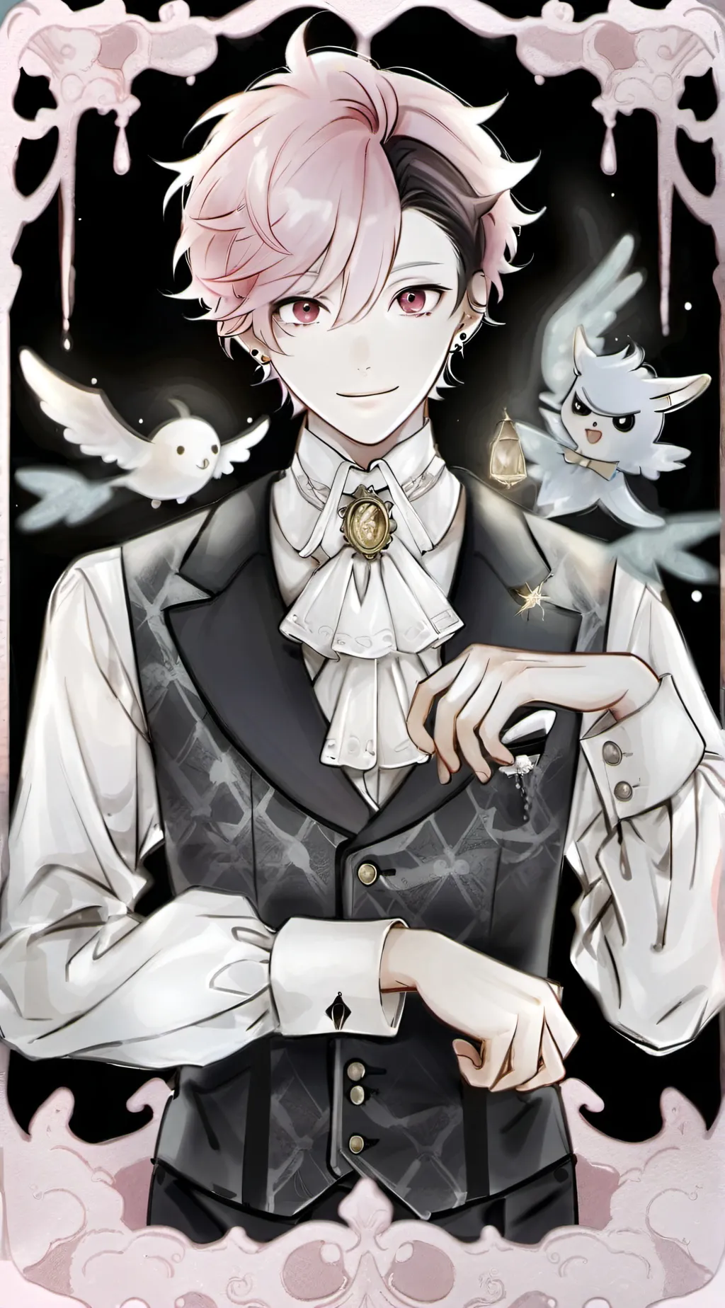 ai character: Lyney background