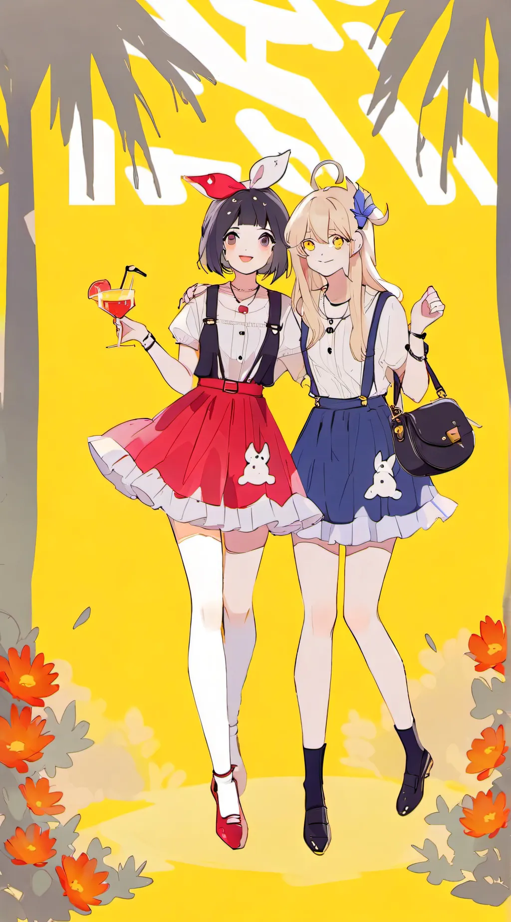 ai character: me and youu background