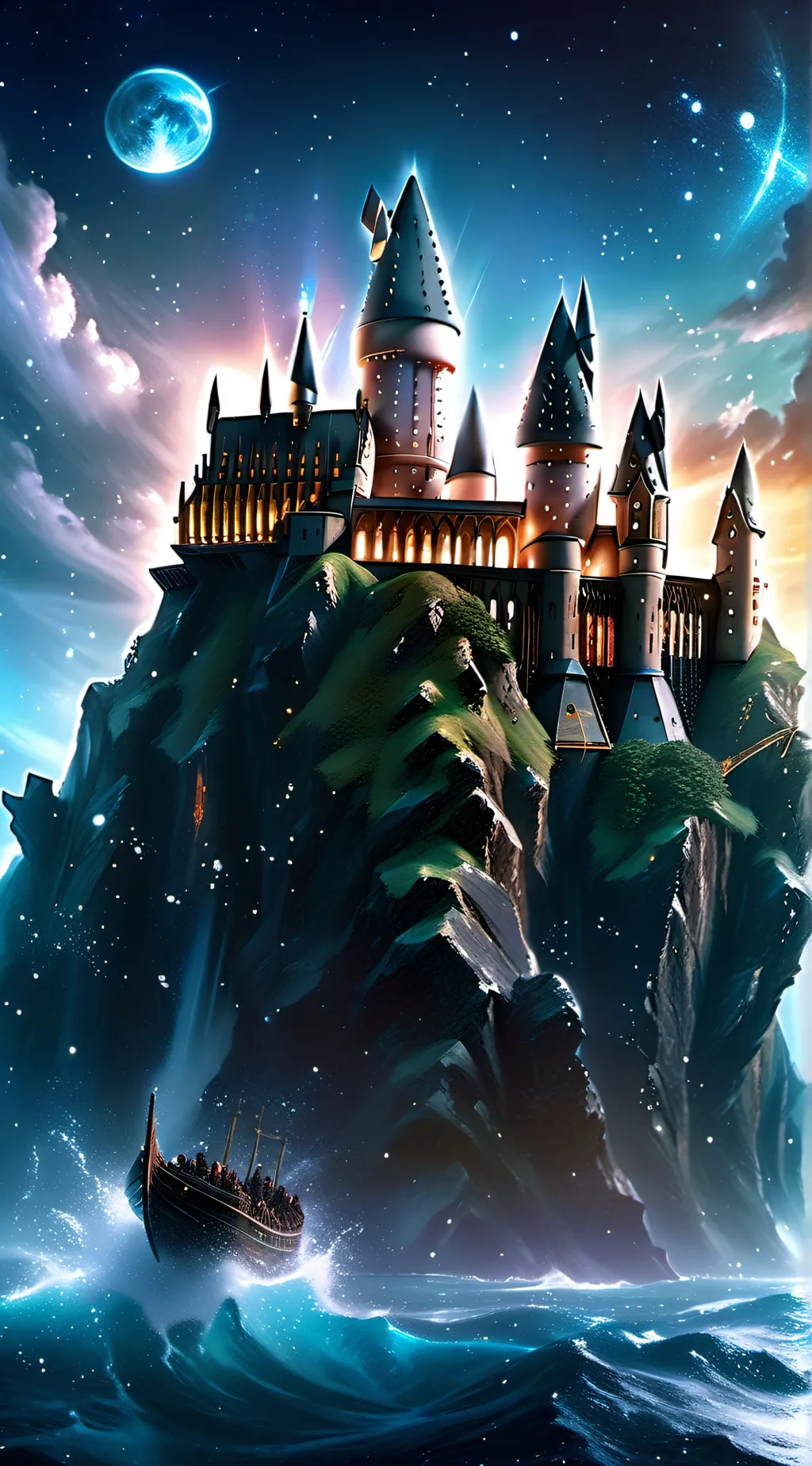 ai character: Hogwarts background