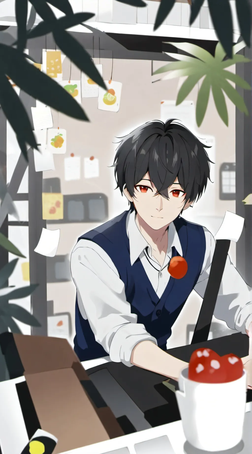 ai character: Lucas background