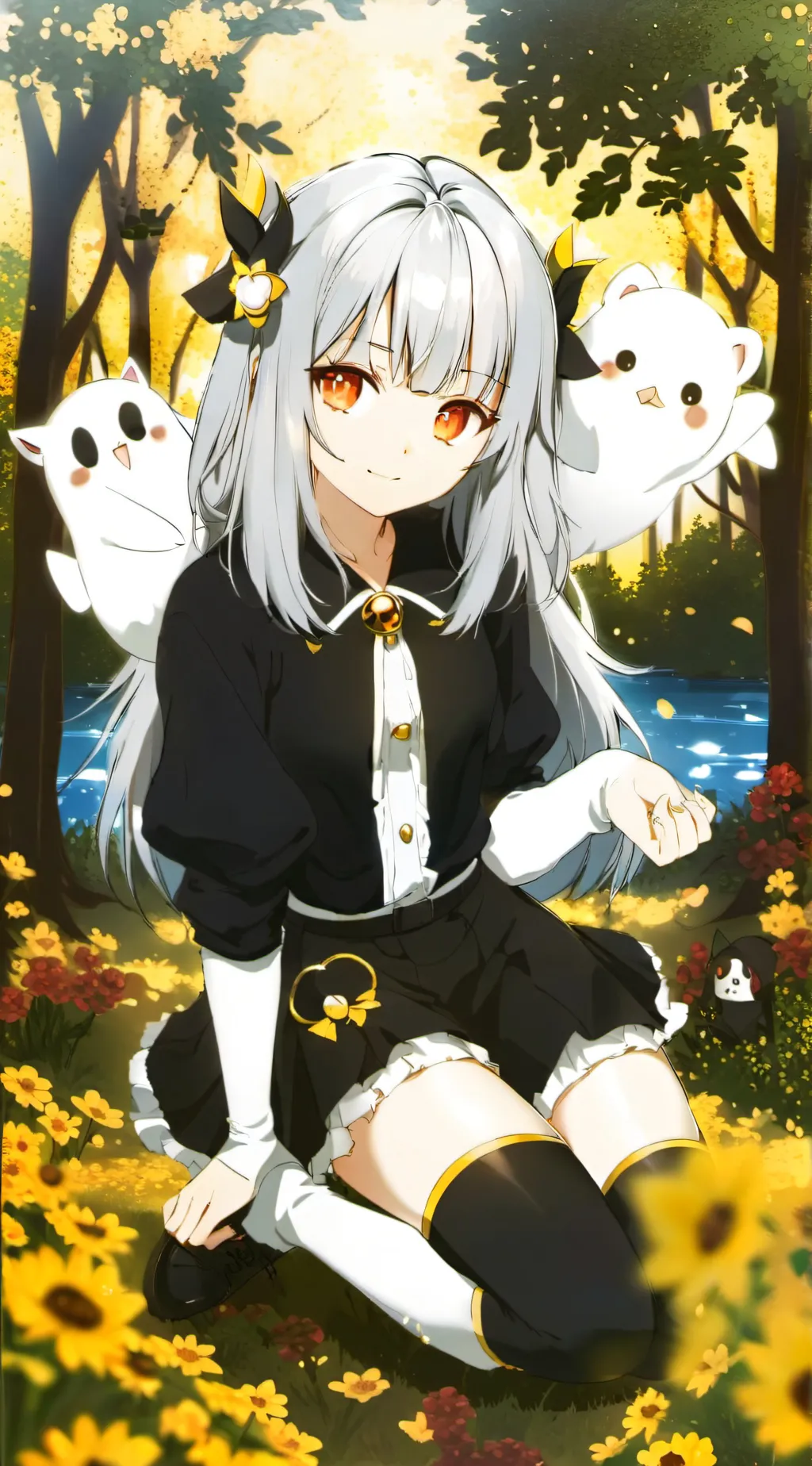 ai character: spooky background