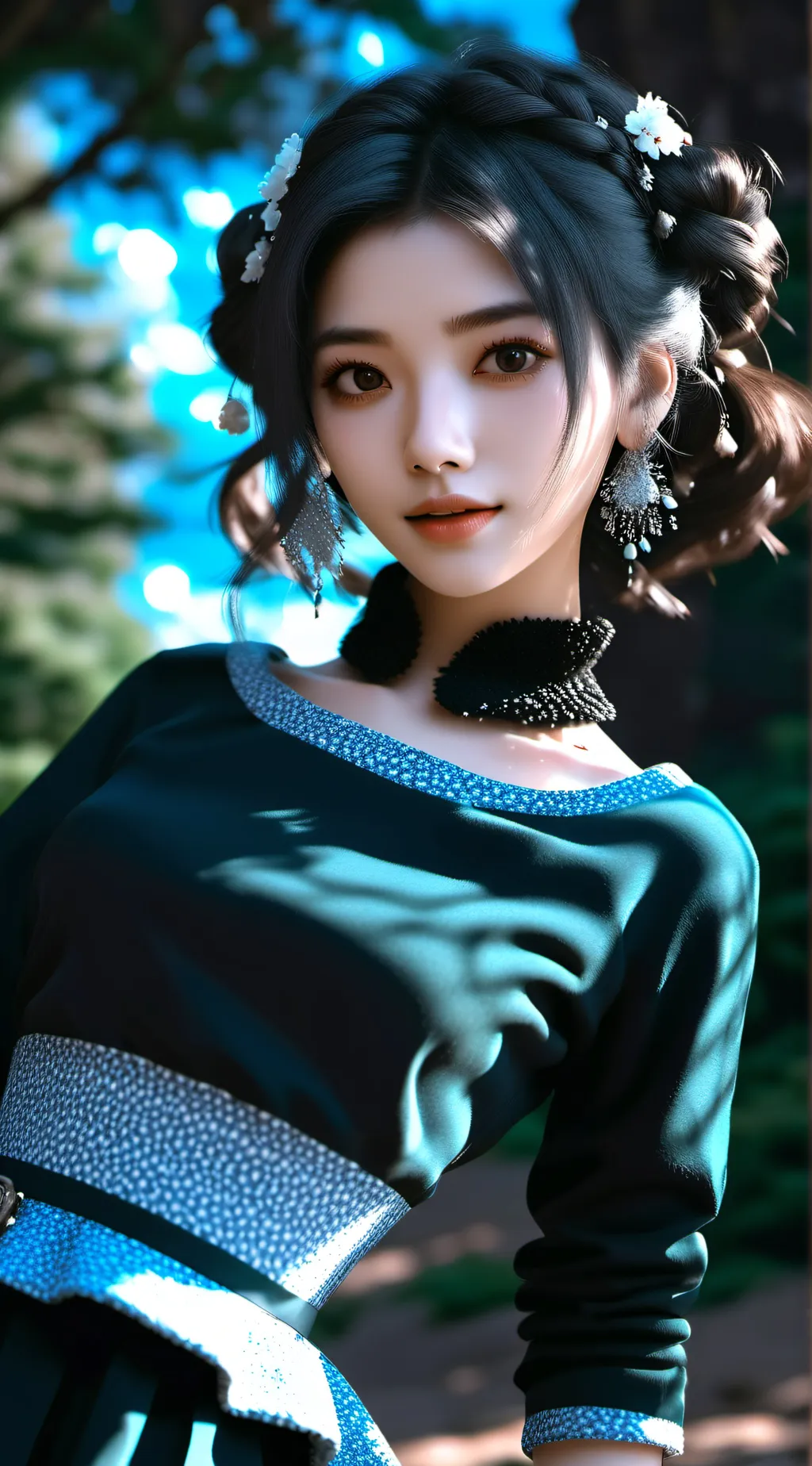 ai character: Raya background