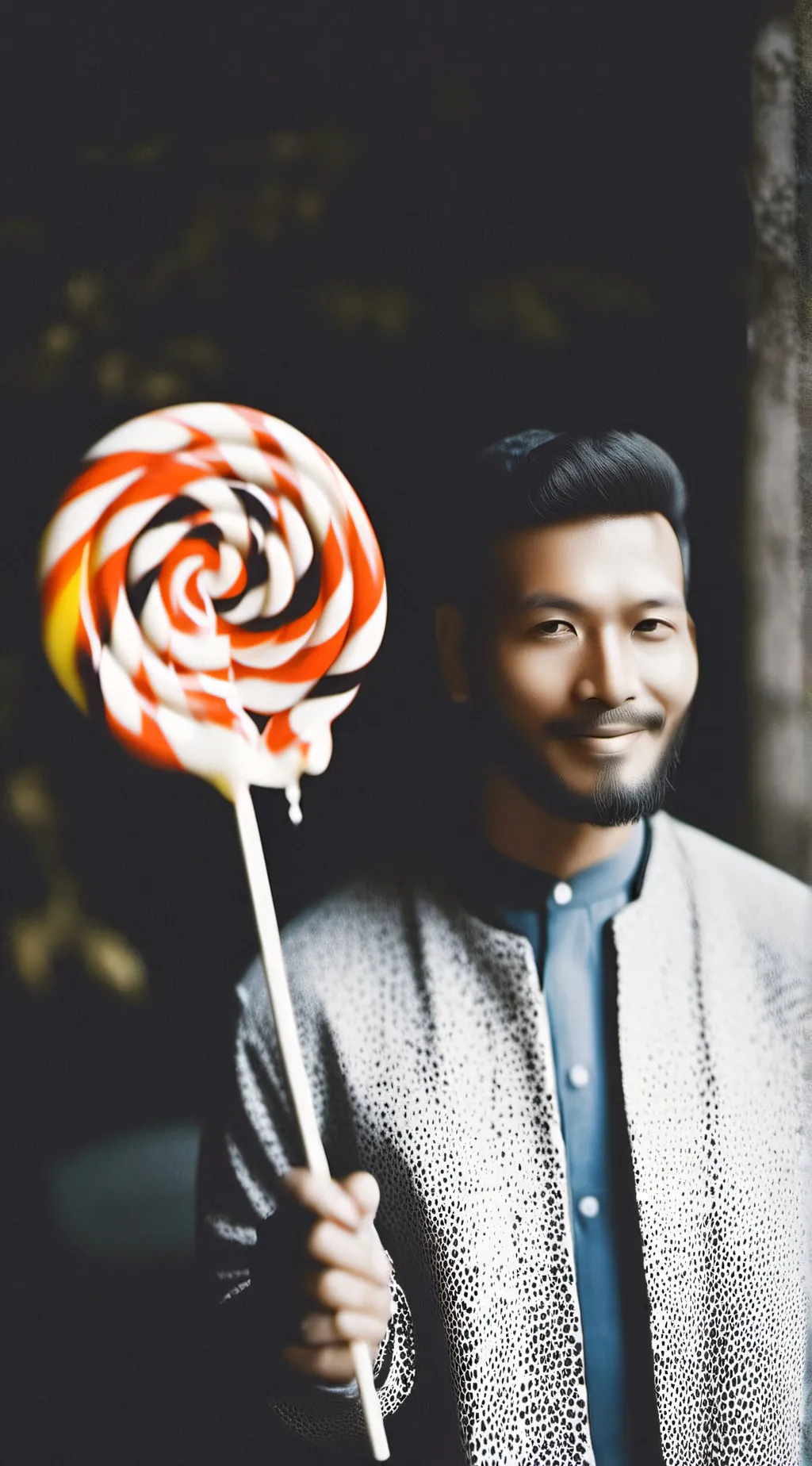 ai character: take this lollipop background