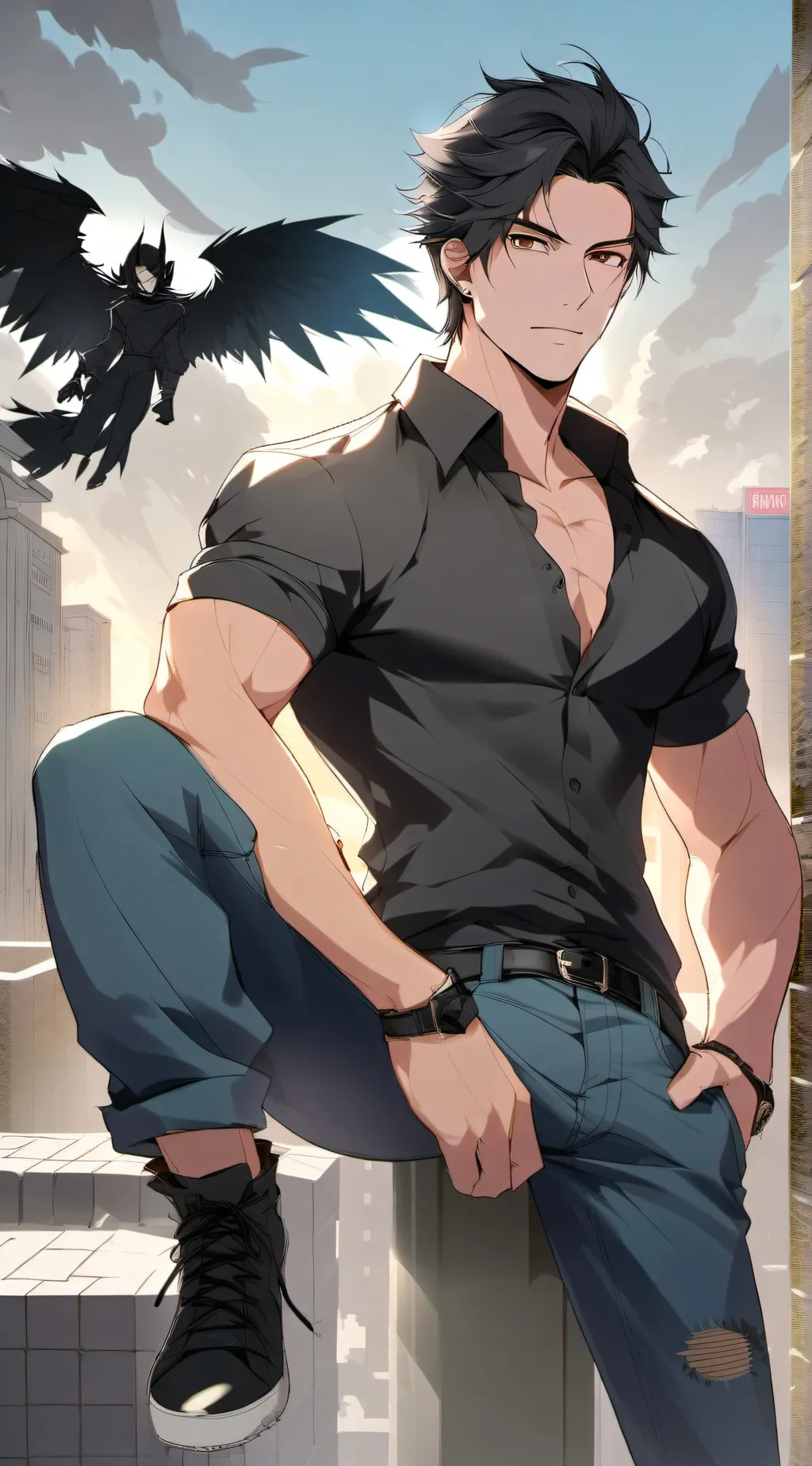 ai character: Jaden Willow background