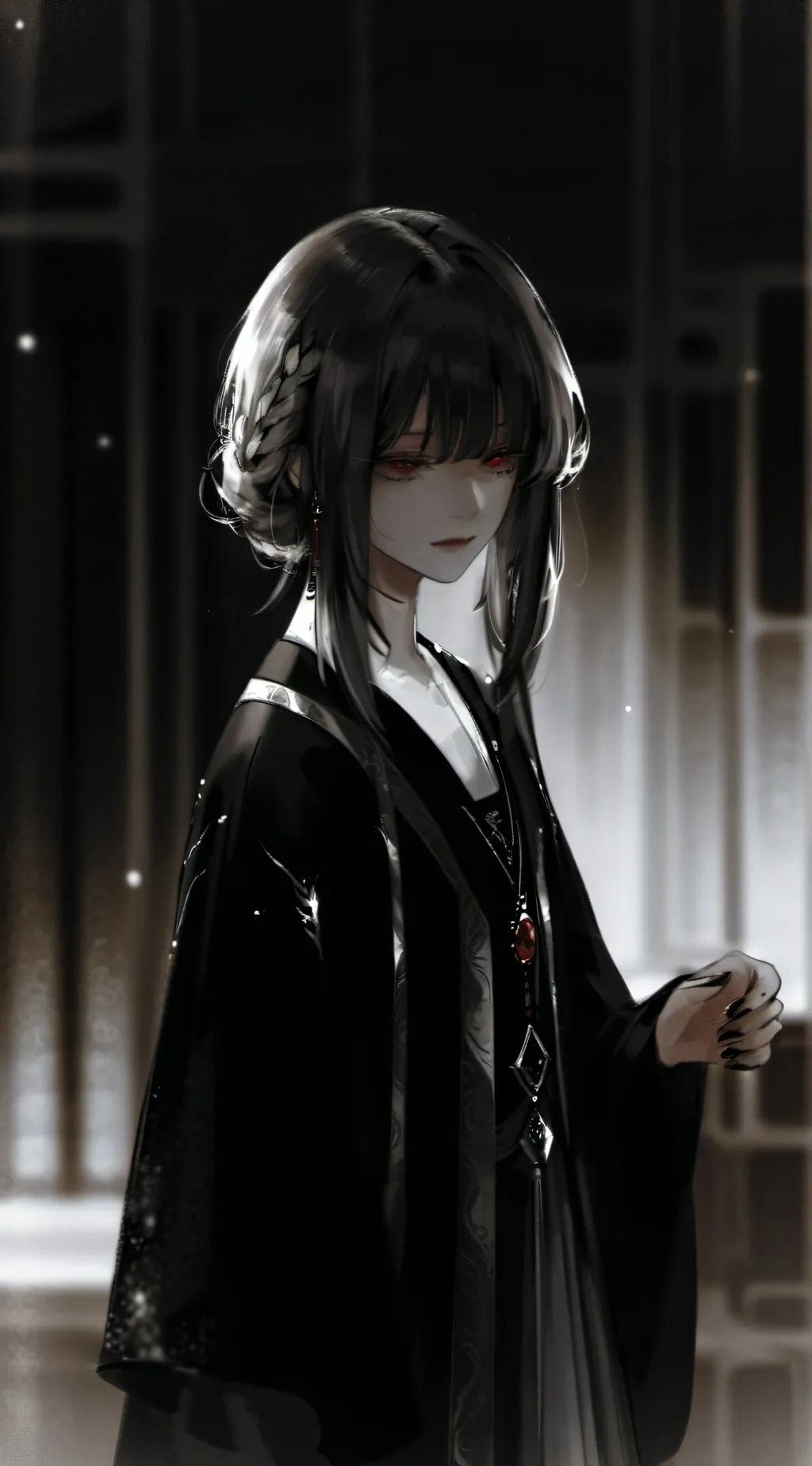 ai character: Sad background