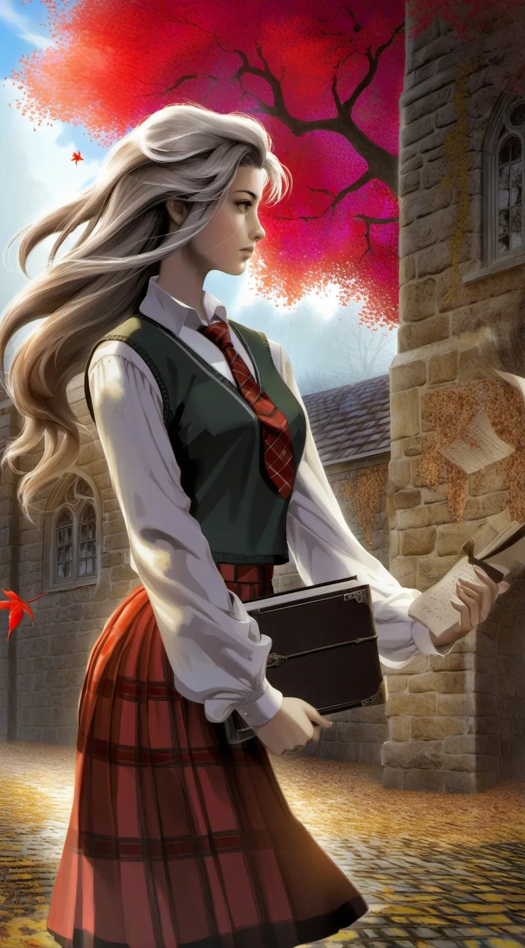 ai character: Catherine  background