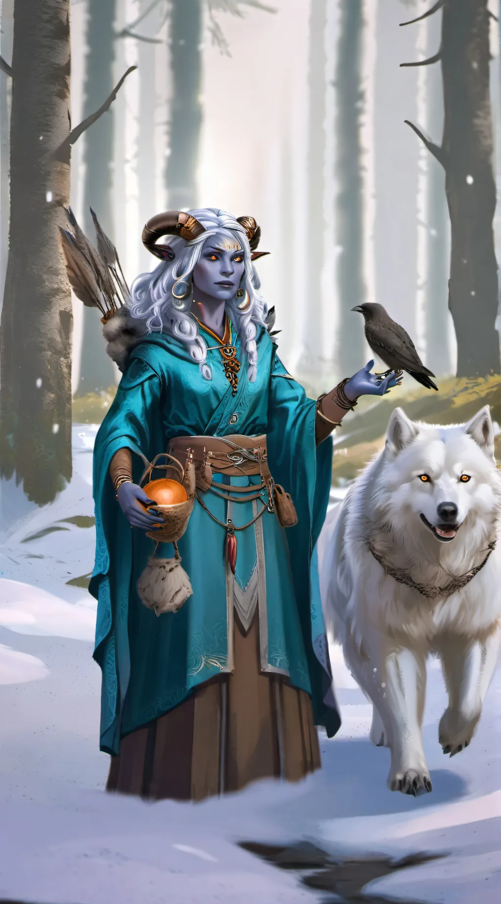 ai character: Milena background