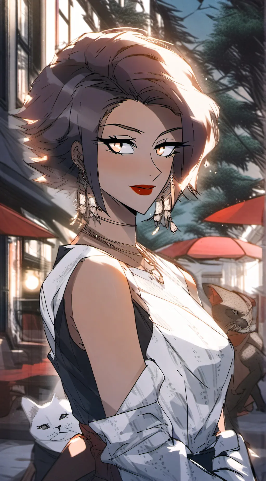 ai character: Maddie  background