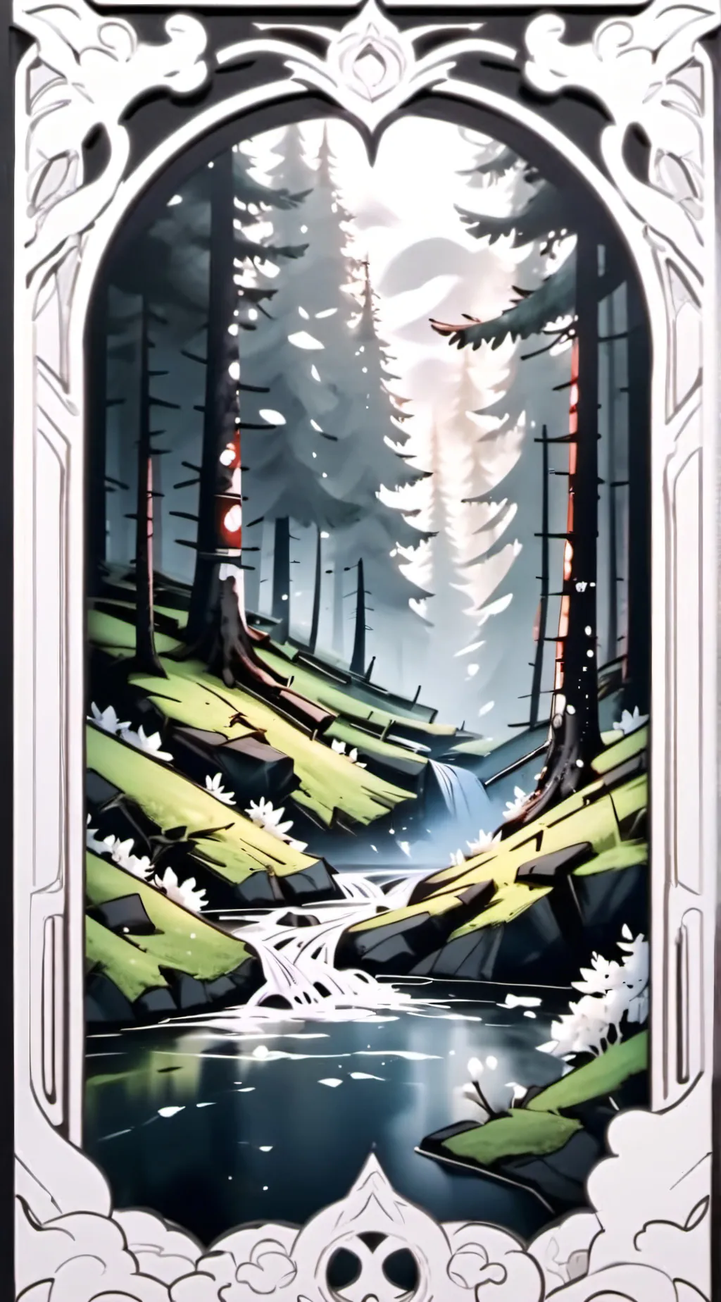 ai character: Villainess lv 99 background