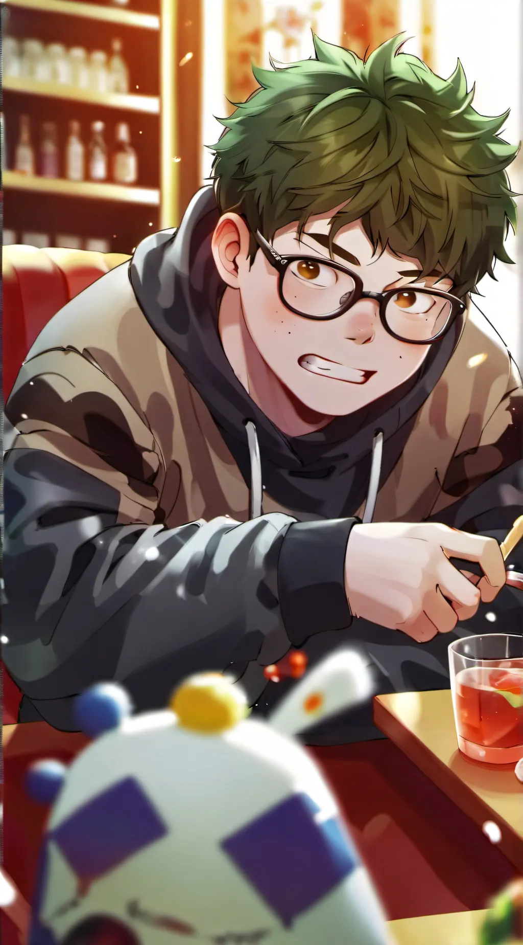 ai character: mha roast battle  background