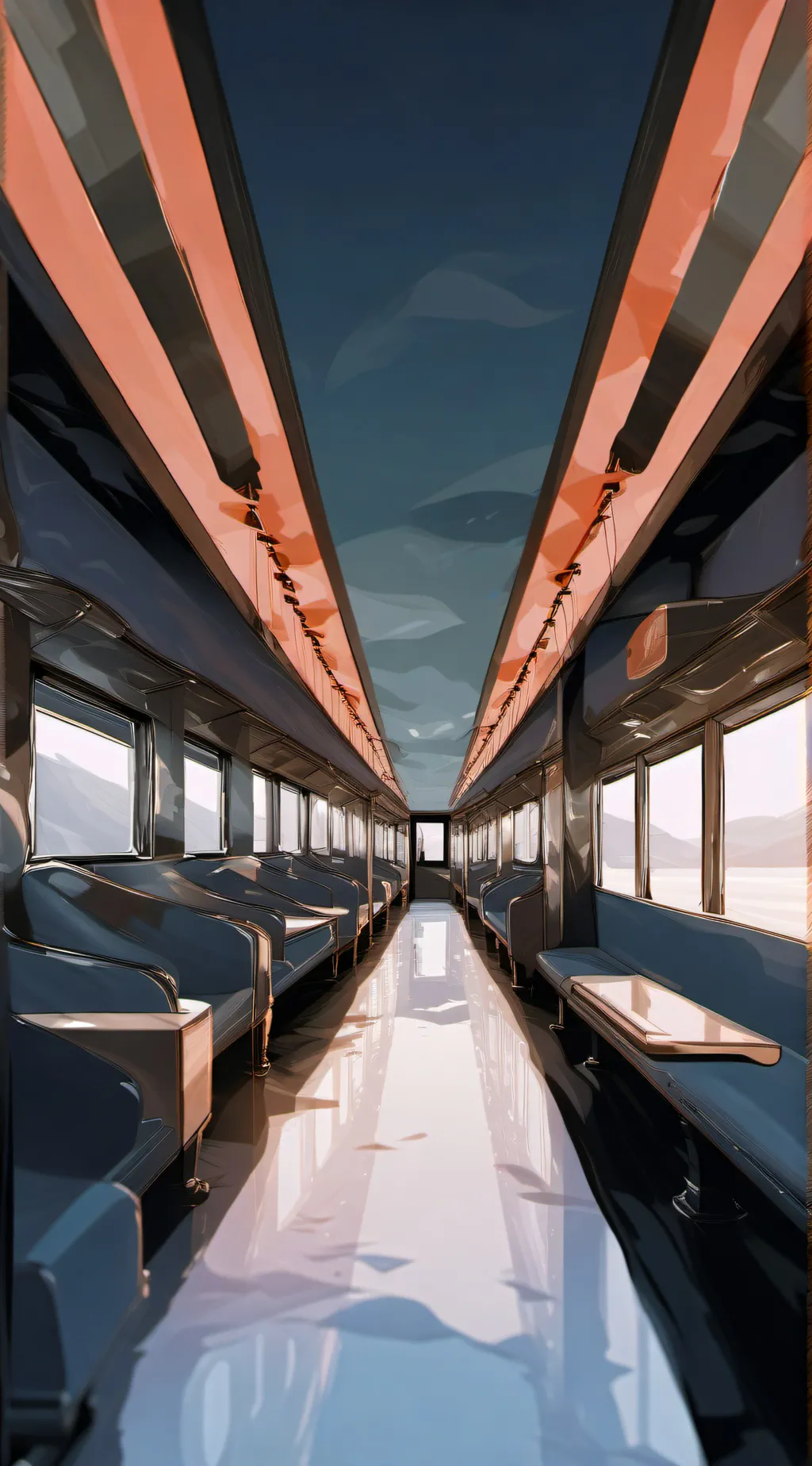 ai character: Demon train talk background