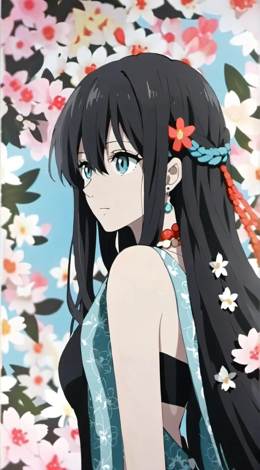 ai character: Mitsuri  background