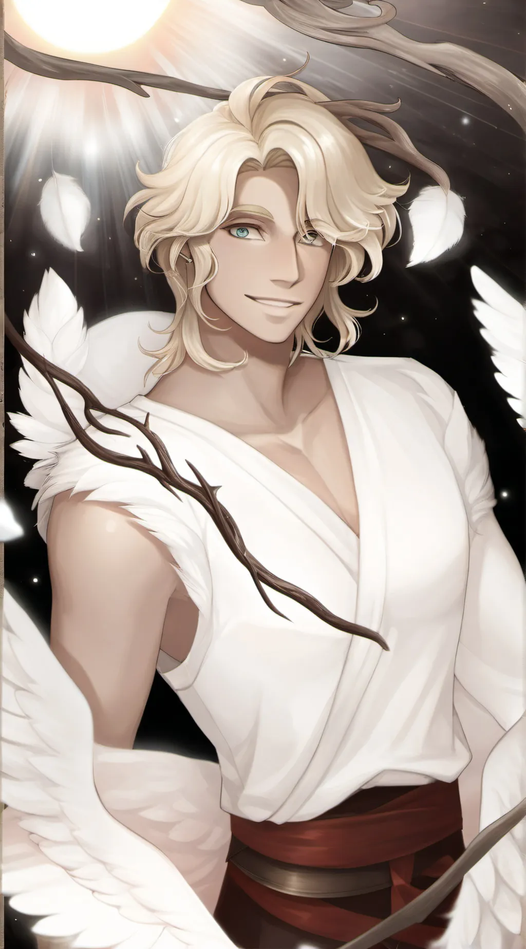 ai character: Apollo  background