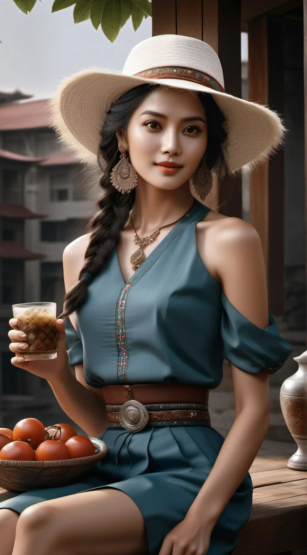 ai character: Nina background