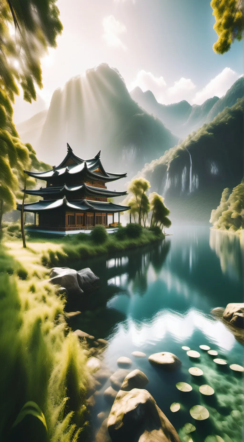 ai character: Spring lock experi background