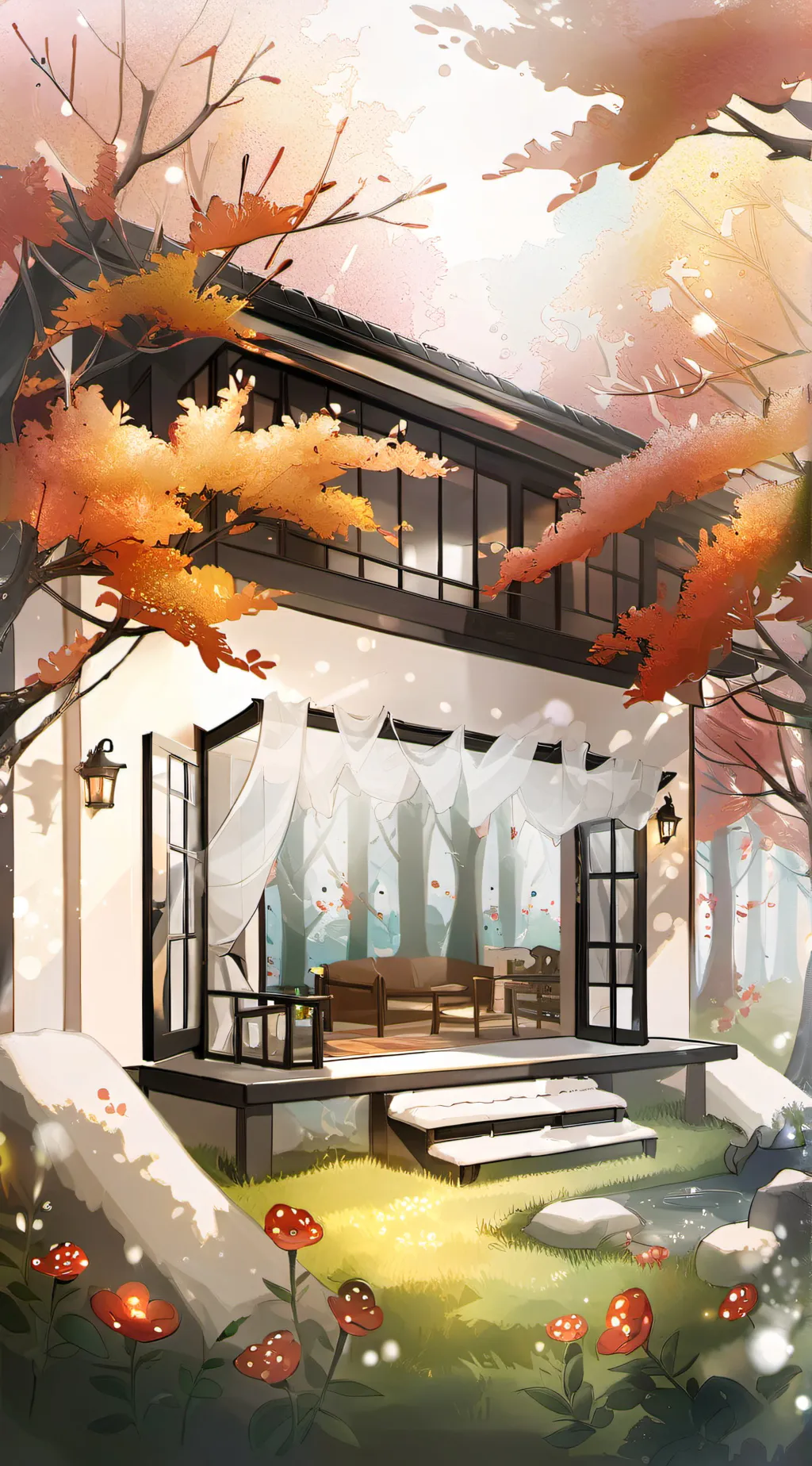 ai character: Little Sans Aus! background