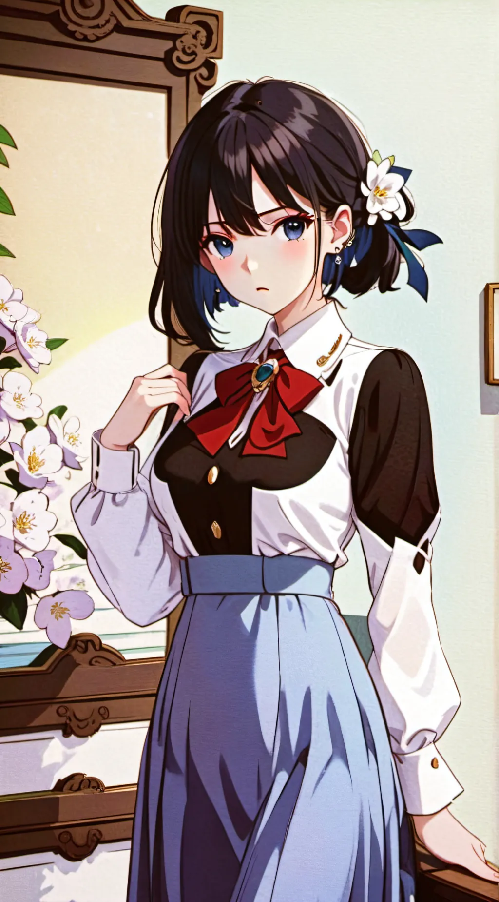 ai character: ￼ Nina background