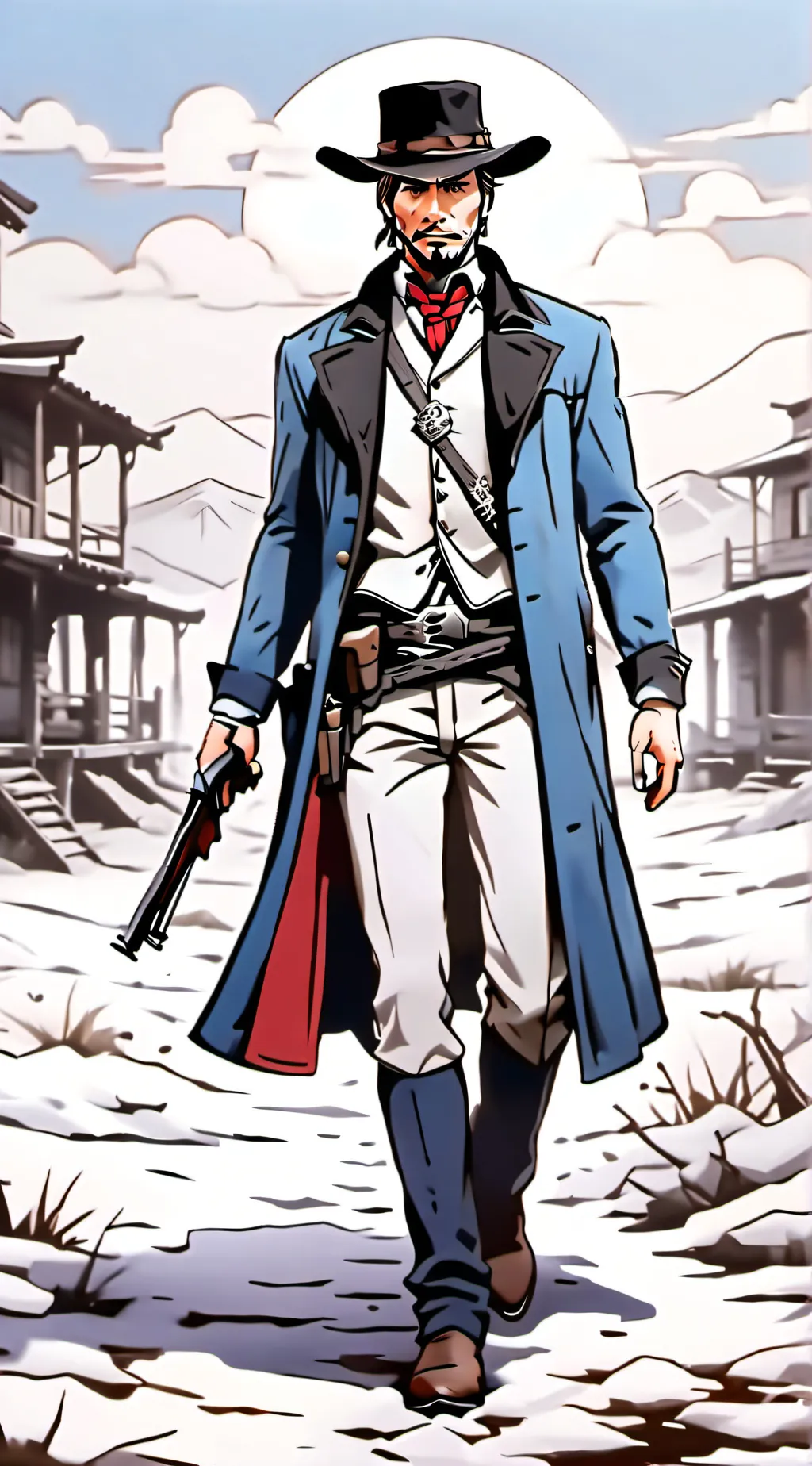 ai character: Dutch  background